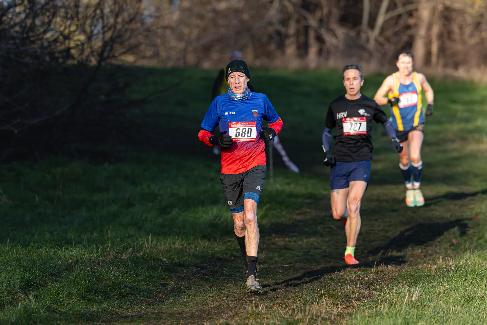 Brentwood Beagles athletes at the Essex County Cross Country Championships, Gloucester Park, Basildon, 3 January 2026