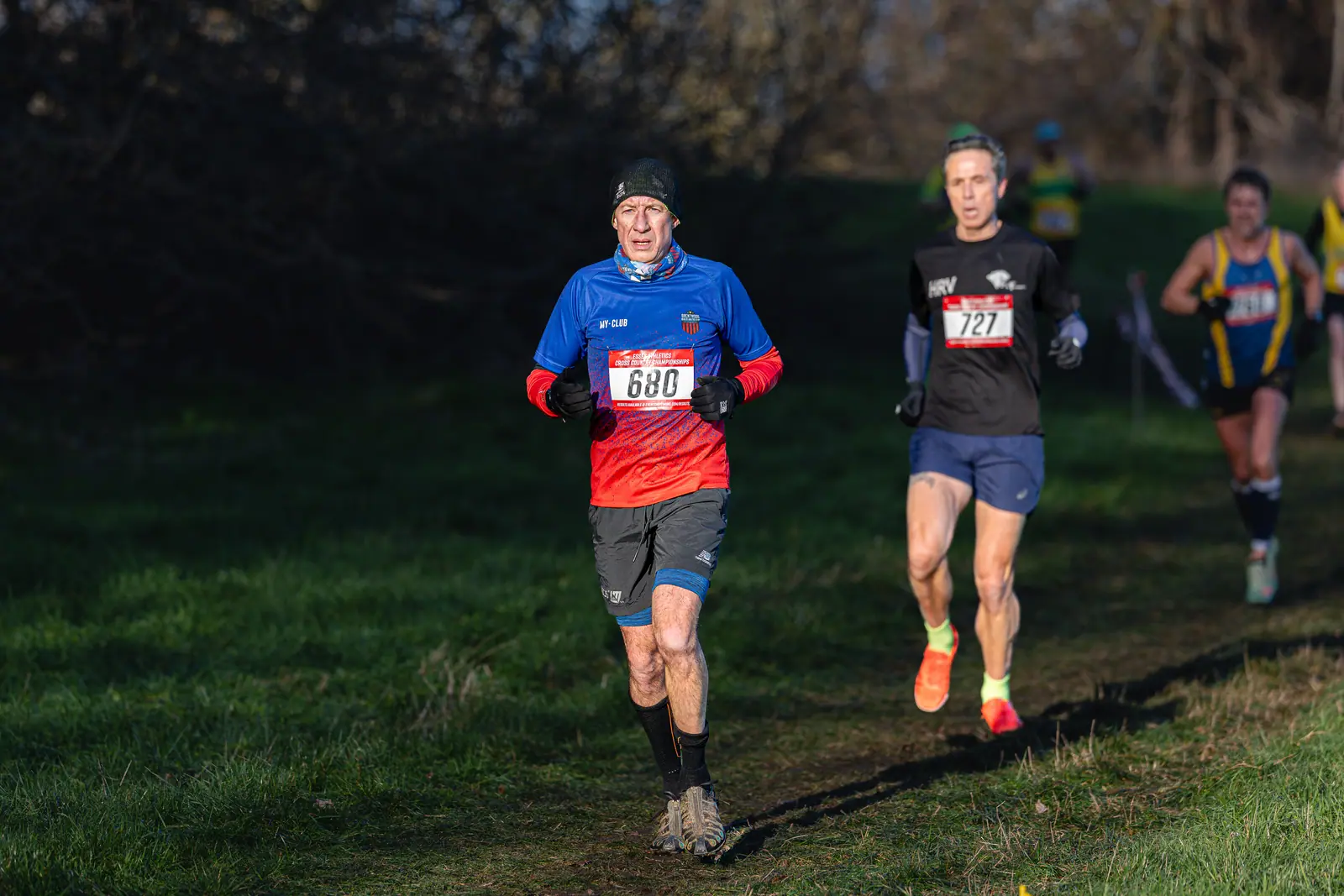 Brentwood Beagles athletes at the Essex County Cross Country Championships, Gloucester Park, Basildon, 3 January 2026