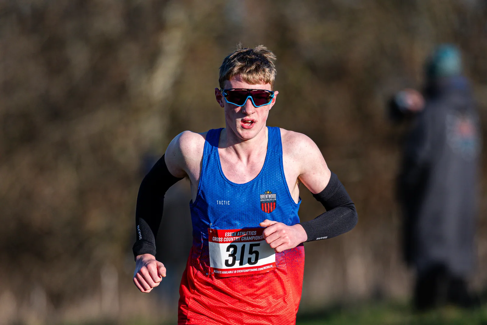Brentwood Beagles athletes at the Essex County Cross Country Championships, Gloucester Park, Basildon, 3 January 2026