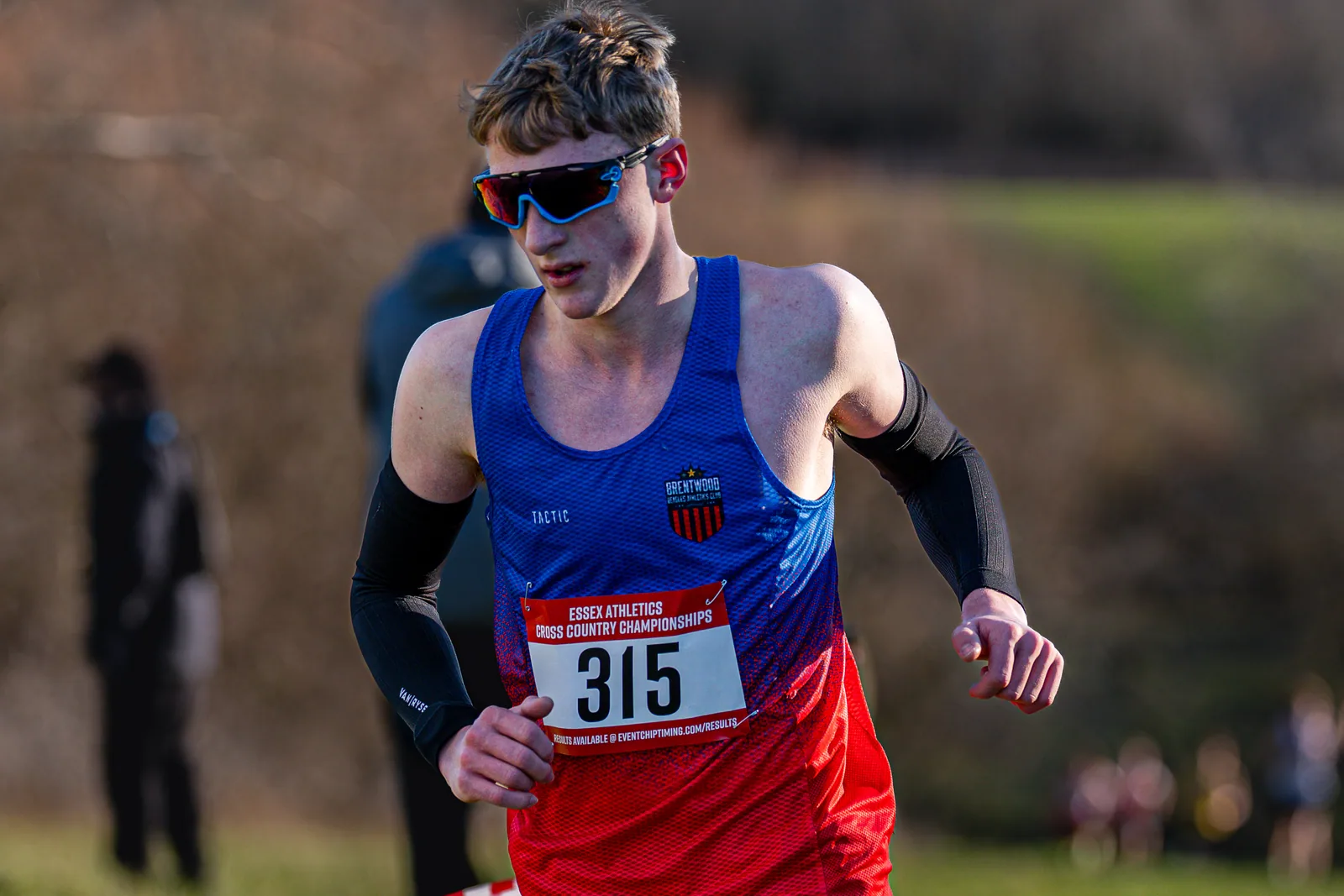 Brentwood Beagles athletes at the Essex County Cross Country Championships, Gloucester Park, Basildon, 3 January 2026