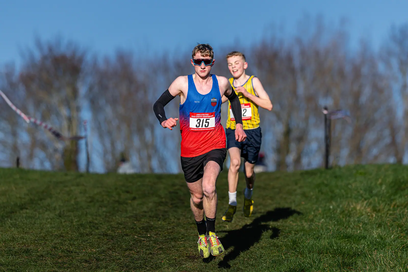 Brentwood Beagles athletes at the Essex County Cross Country Championships, Gloucester Park, Basildon, 3 January 2026