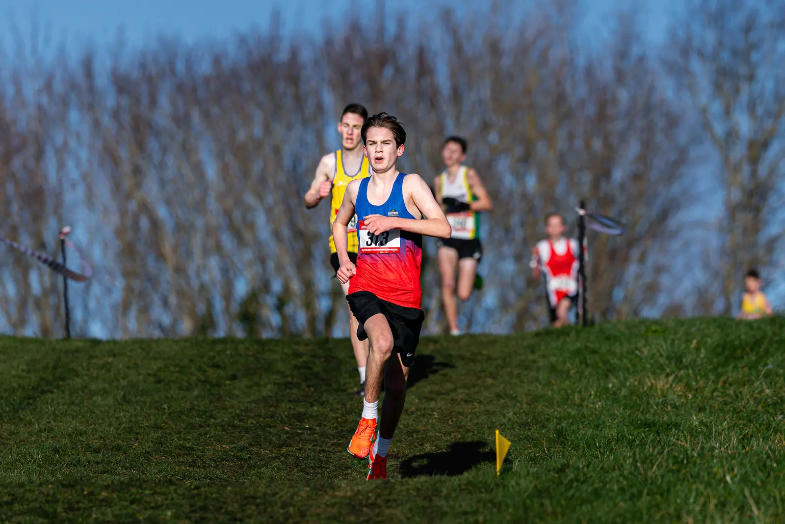Brentwood Beagles athletes at the Essex County Cross Country Championships, Gloucester Park, Basildon, 3 January 2026