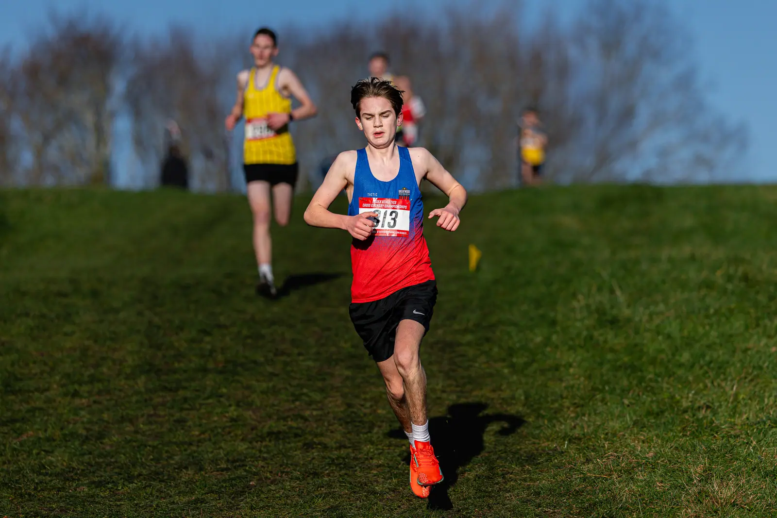 Brentwood Beagles athletes at the Essex County Cross Country Championships, Gloucester Park, Basildon, 3 January 2026
