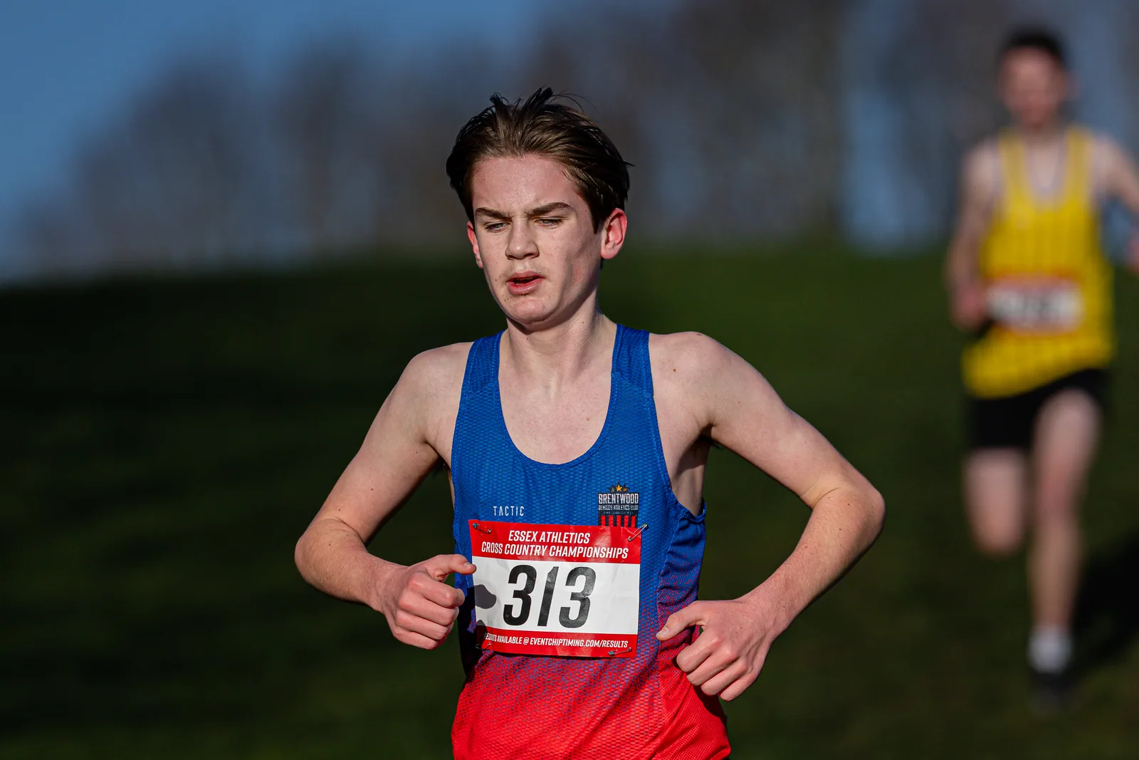 Brentwood Beagles athletes at the Essex County Cross Country Championships, Gloucester Park, Basildon, 3 January 2026