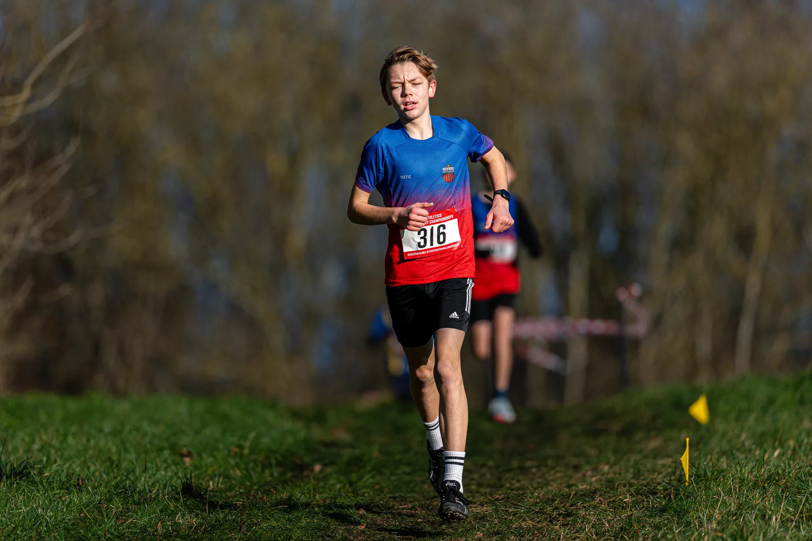 Brentwood Beagles athletes at the Essex County Cross Country Championships, Gloucester Park, Basildon, 3 January 2026