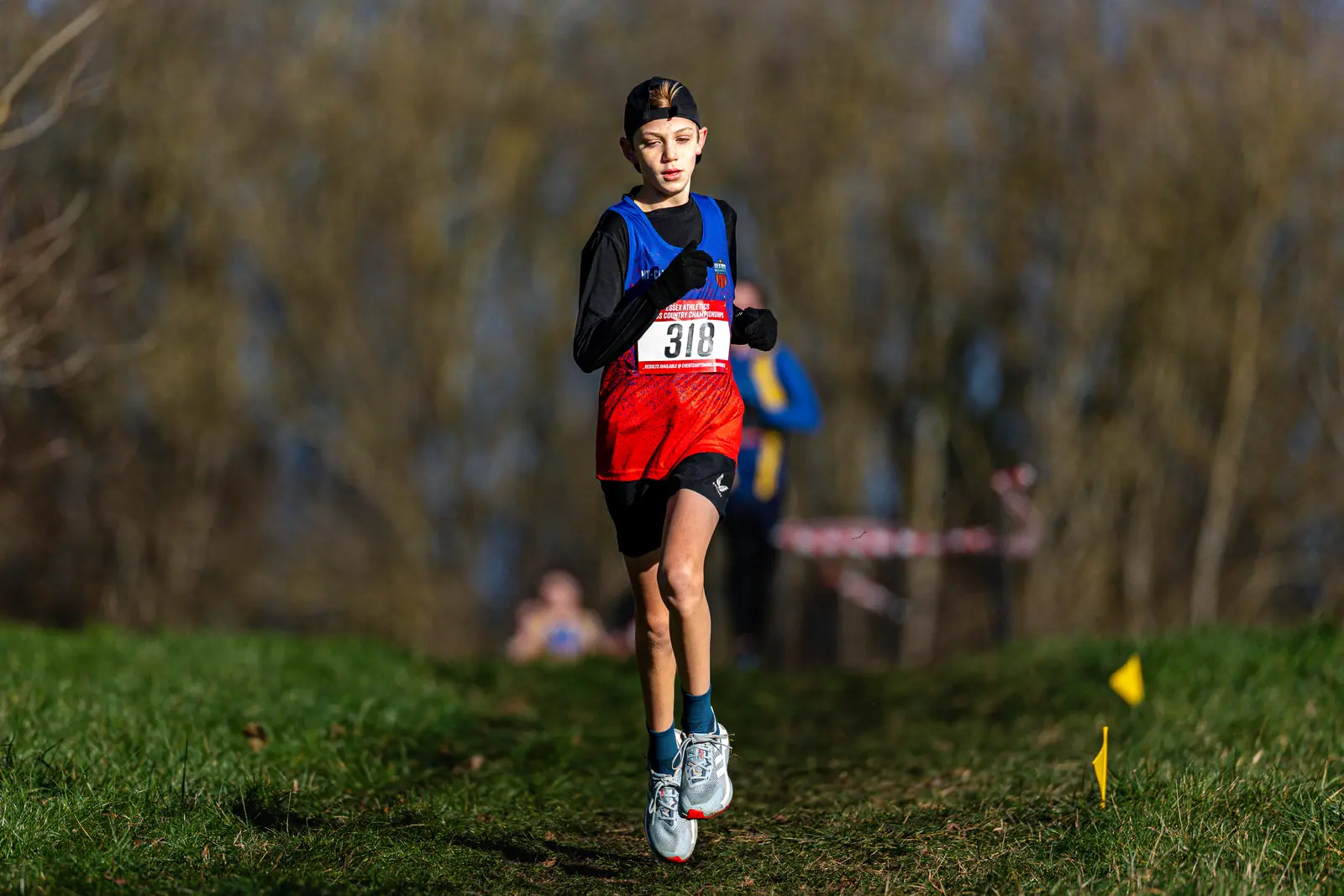 Brentwood Beagles athletes at the Essex County Cross Country Championships, Gloucester Park, Basildon, 3 January 2026