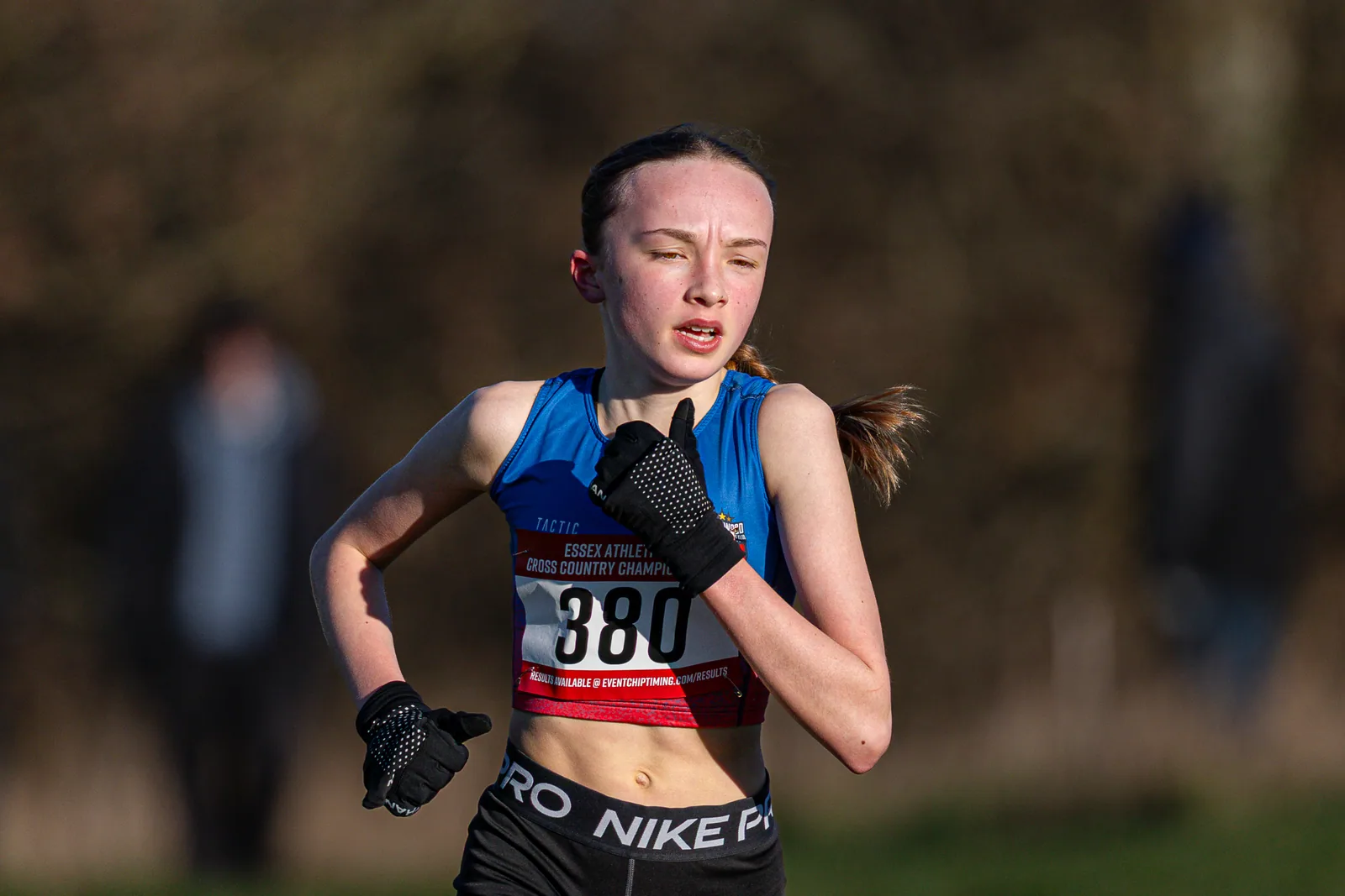 Brentwood Beagles athletes at the Essex County Cross Country Championships, Gloucester Park, Basildon, 3 January 2026