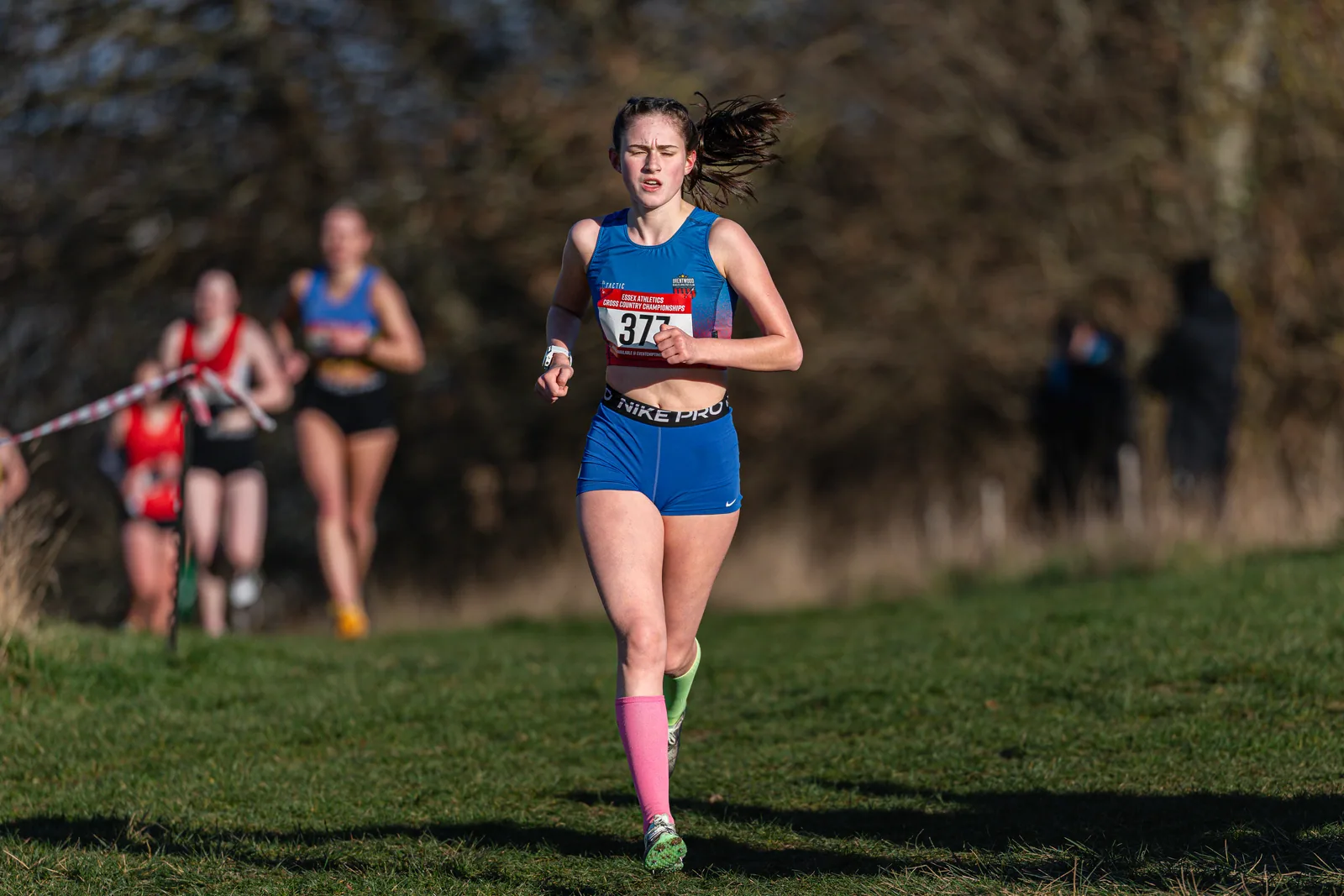Brentwood Beagles athletes at the Essex County Cross Country Championships, Gloucester Park, Basildon, 3 January 2026