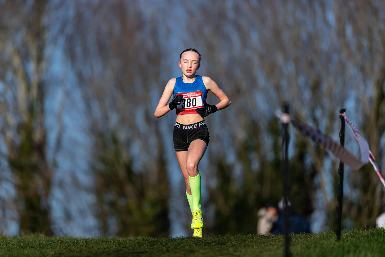 Brentwood Beagles athletes at the Essex County Cross Country Championships, Gloucester Park, Basildon, 3 January 2026