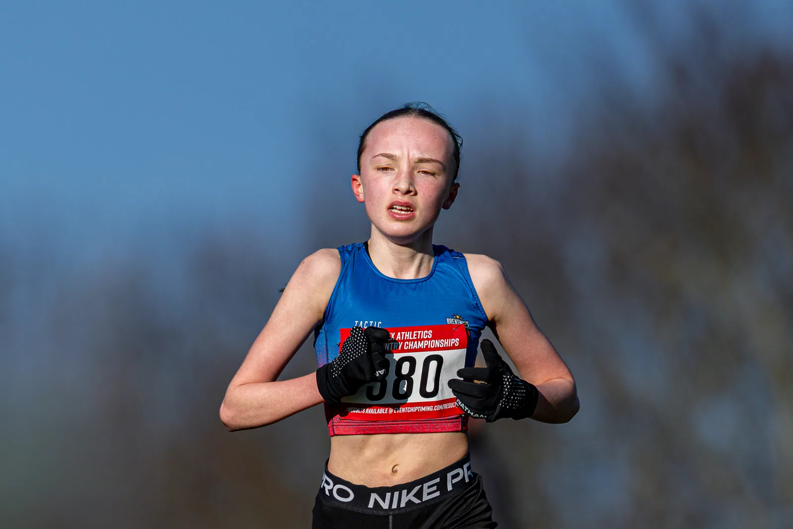 Brentwood Beagles athletes at the Essex County Cross Country Championships, Gloucester Park, Basildon, 3 January 2026