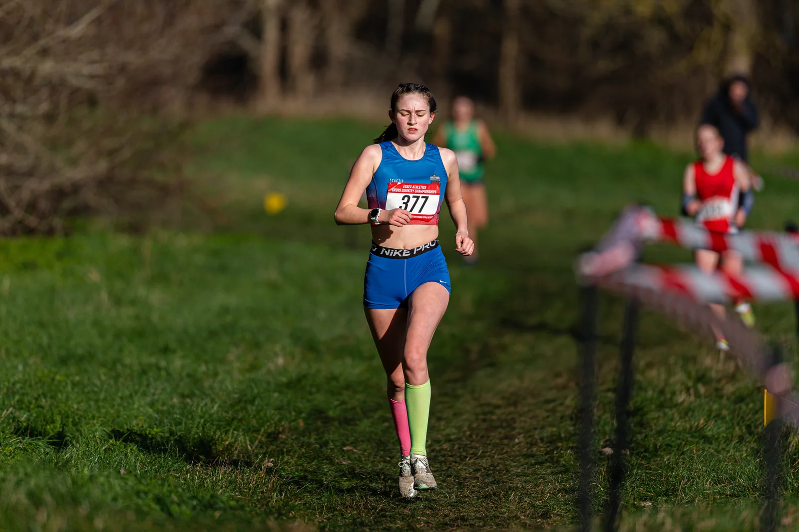 Brentwood Beagles athletes at the Essex County Cross Country Championships, Gloucester Park, Basildon, 3 January 2026