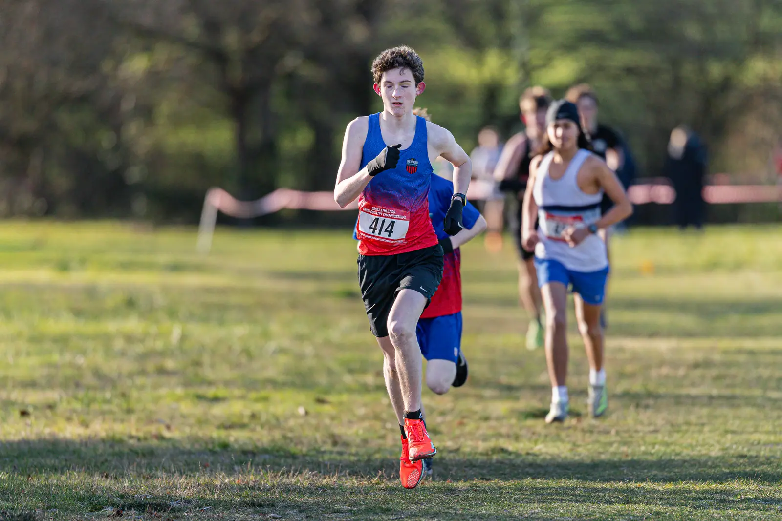 Brentwood Beagles athletes at the Essex County Cross Country Championships, Gloucester Park, Basildon, 3 January 2026