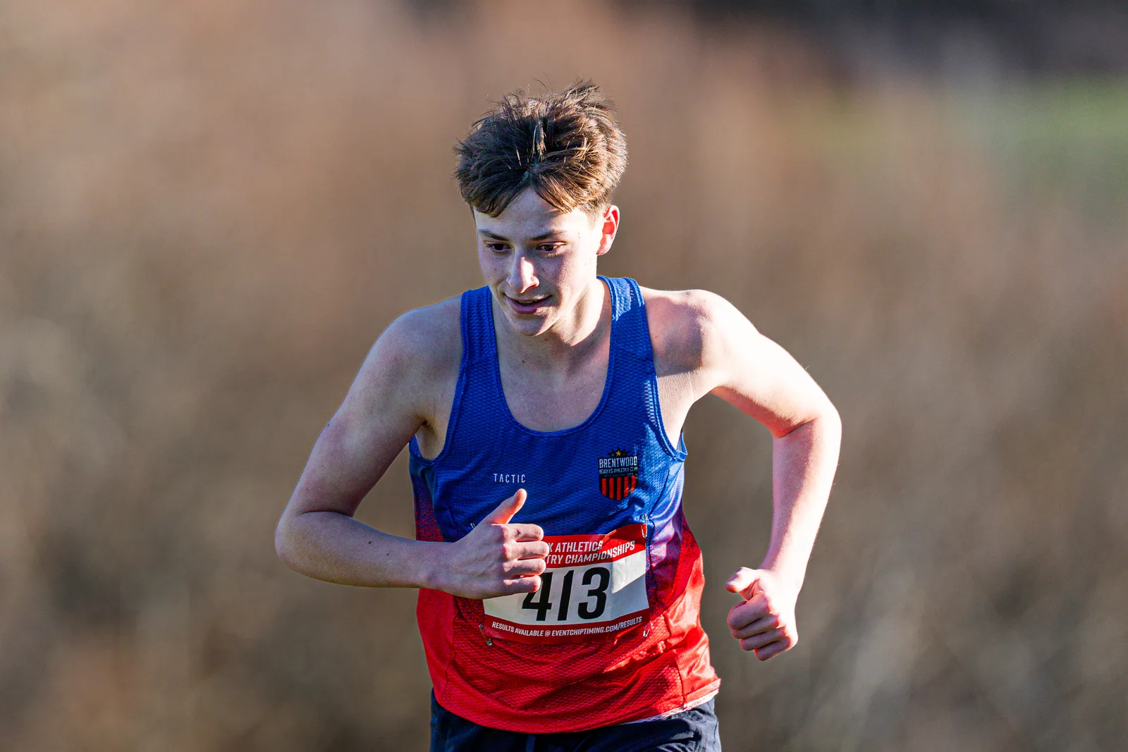 Brentwood Beagles athletes at the Essex County Cross Country Championships, Gloucester Park, Basildon, 3 January 2026