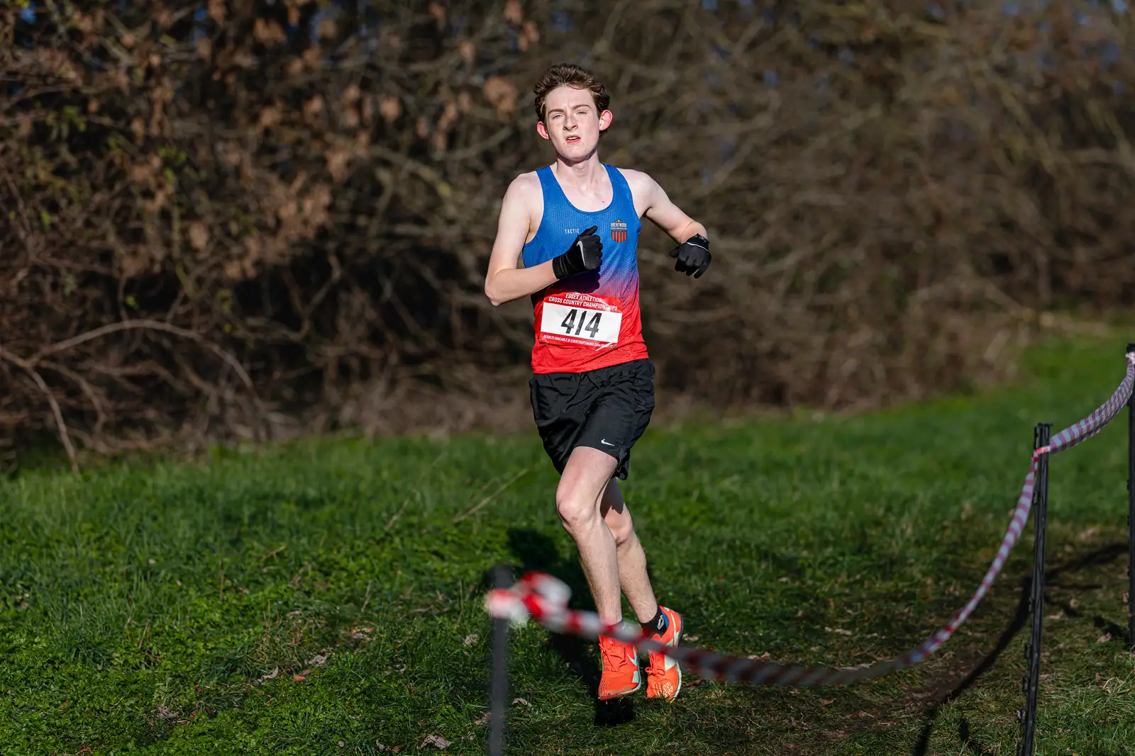 Brentwood Beagles athletes at the Essex County Cross Country Championships, Gloucester Park, Basildon, 3 January 2026