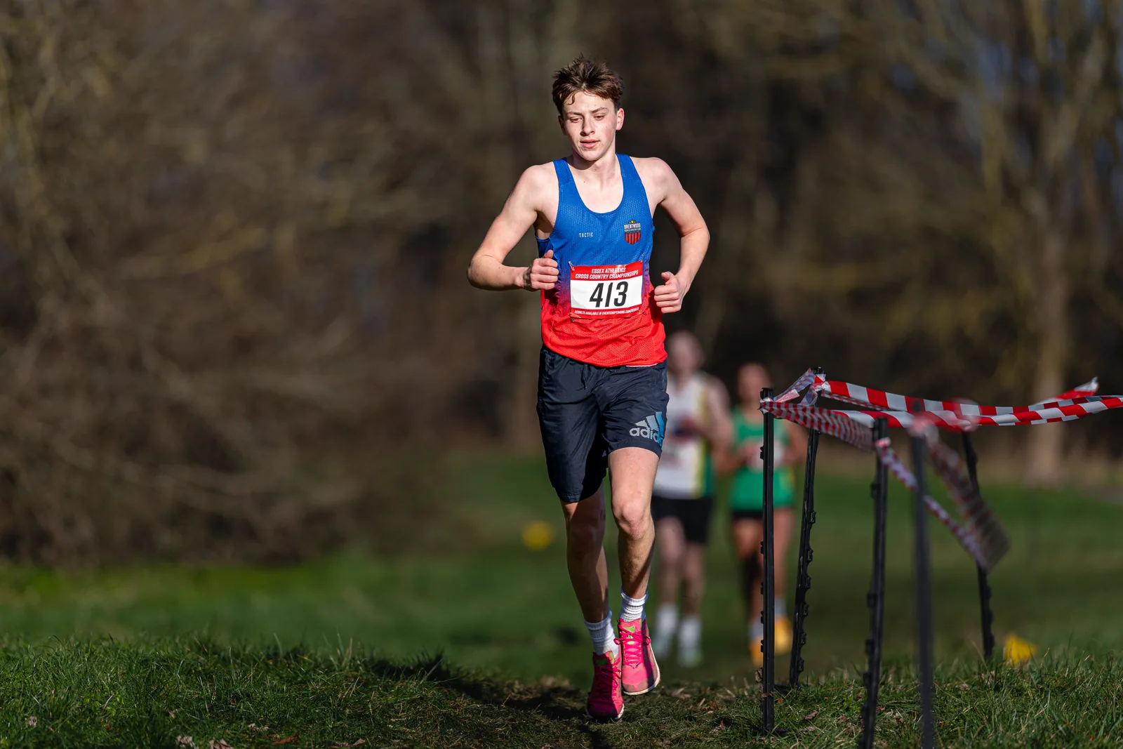 Brentwood Beagles athletes at the Essex County Cross Country Championships, Gloucester Park, Basildon, 3 January 2026