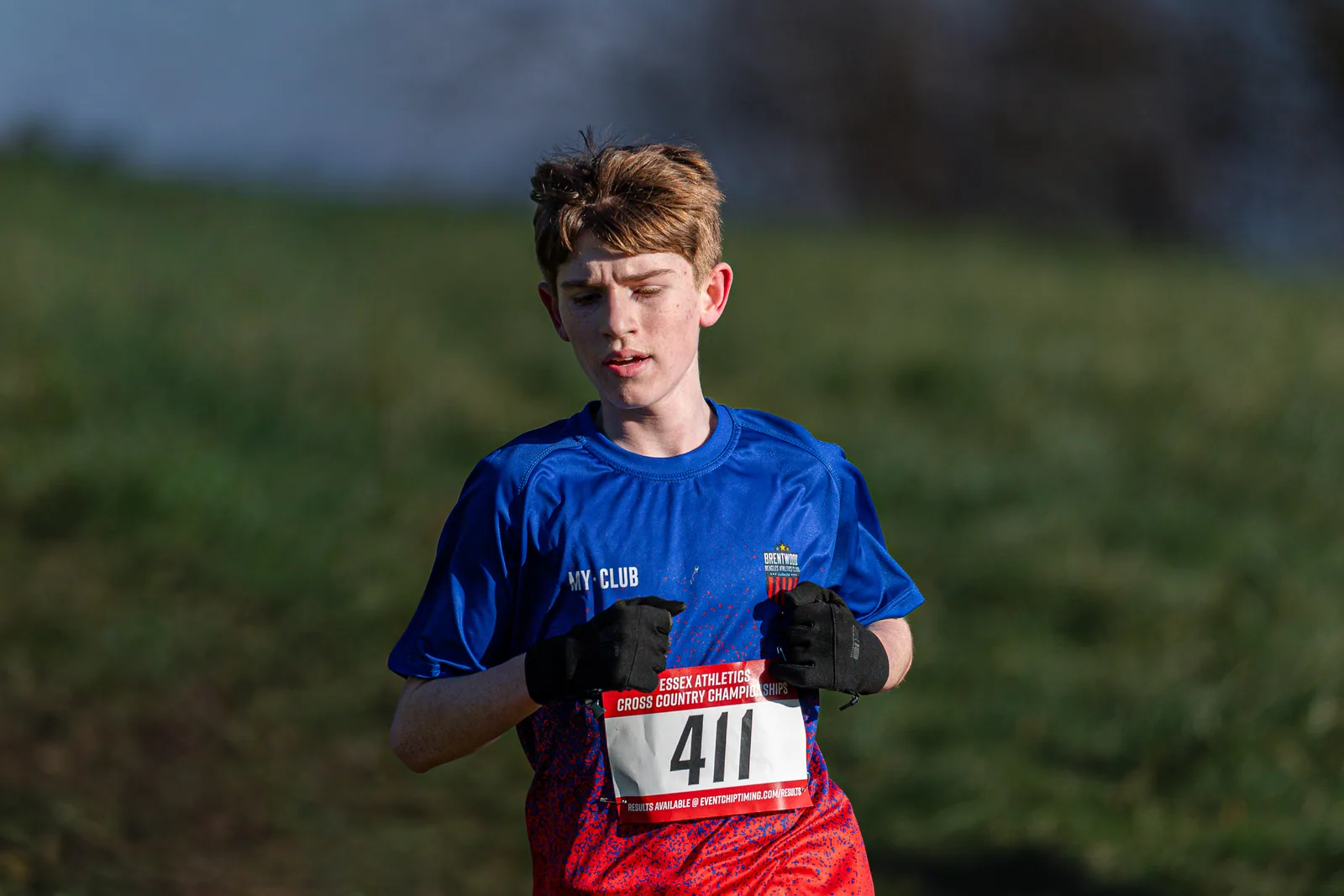 Brentwood Beagles athletes at the Essex County Cross Country Championships, Gloucester Park, Basildon, 3 January 2026