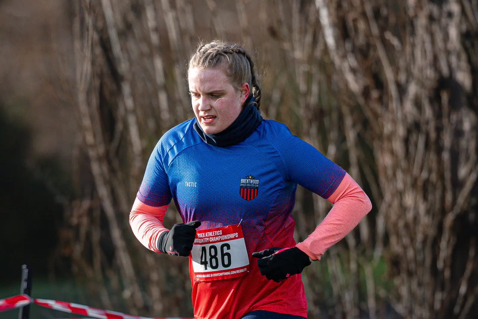 Brentwood Beagles athletes at the Essex County Cross Country Championships, Gloucester Park, Basildon, 3 January 2026
