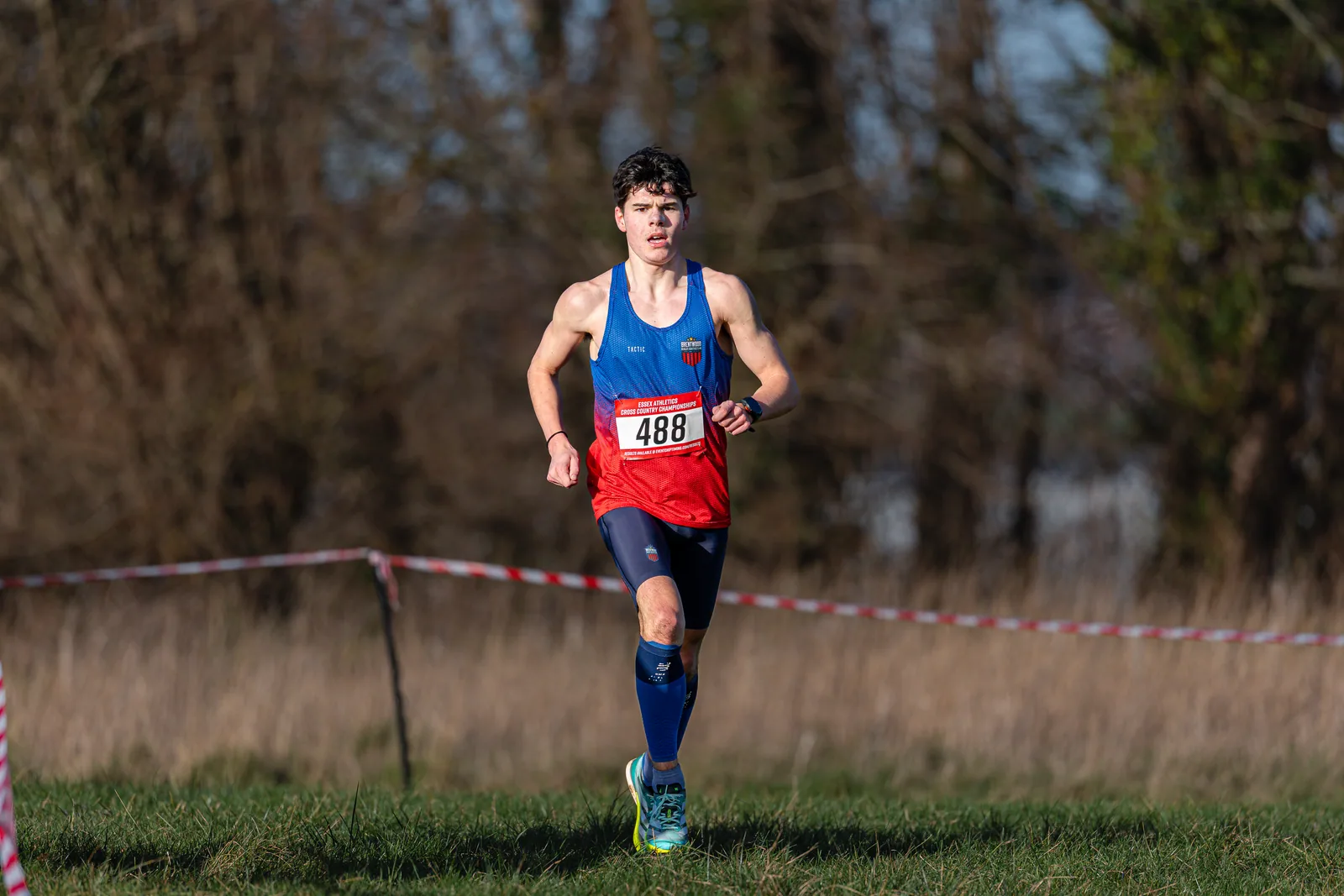 Brentwood Beagles athletes at the Essex County Cross Country Championships, Gloucester Park, Basildon, 3 January 2026