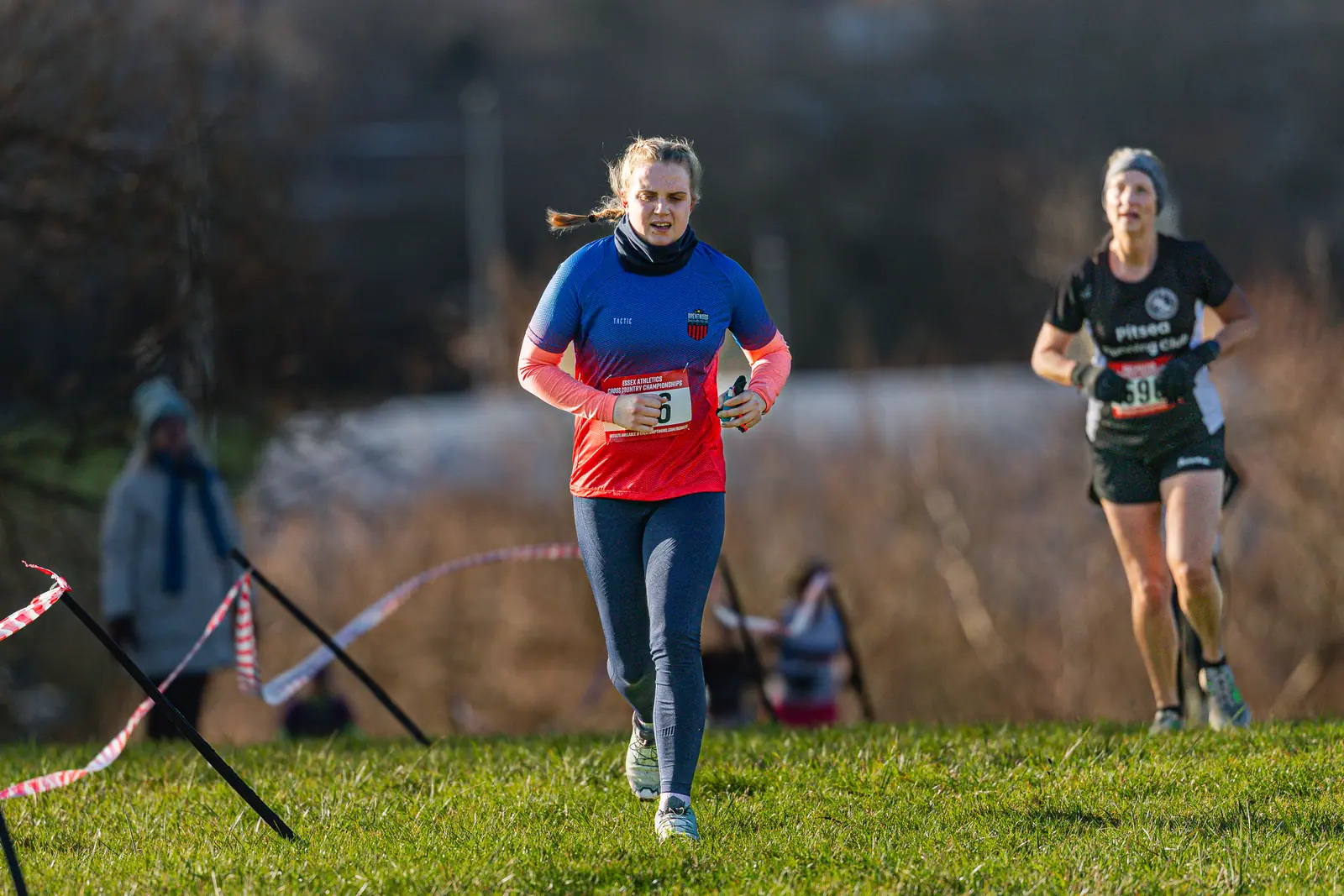 Brentwood Beagles athletes at the Essex County Cross Country Championships, Gloucester Park, Basildon, 3 January 2026