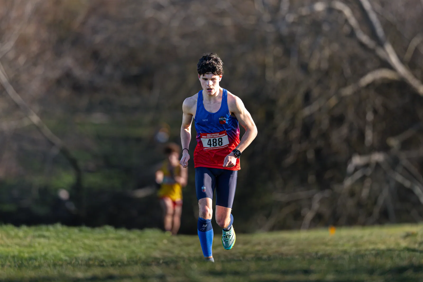Brentwood Beagles athletes at the Essex County Cross Country Championships, Gloucester Park, Basildon, 3 January 2026