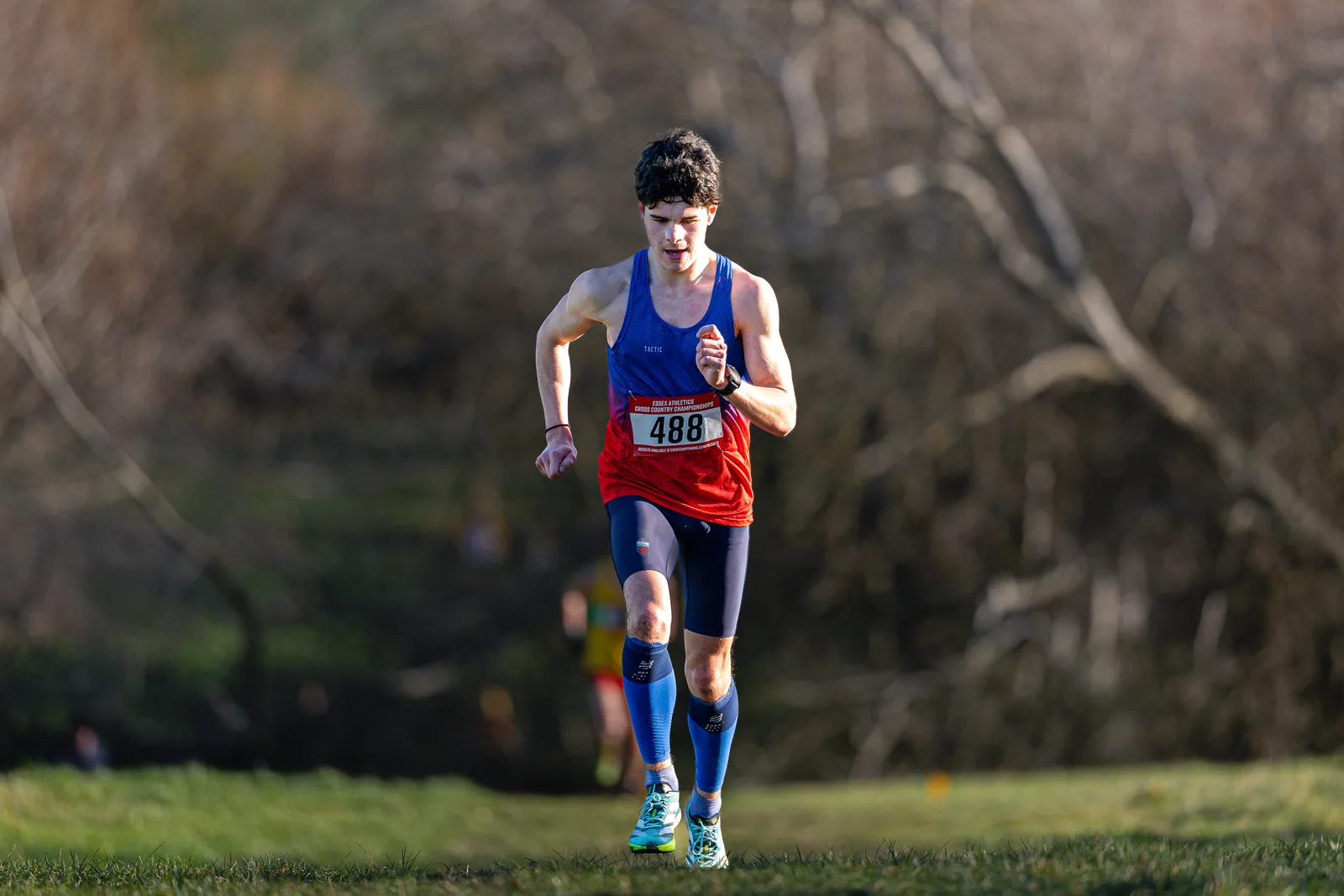 Brentwood Beagles athletes at the Essex County Cross Country Championships, Gloucester Park, Basildon, 3 January 2026