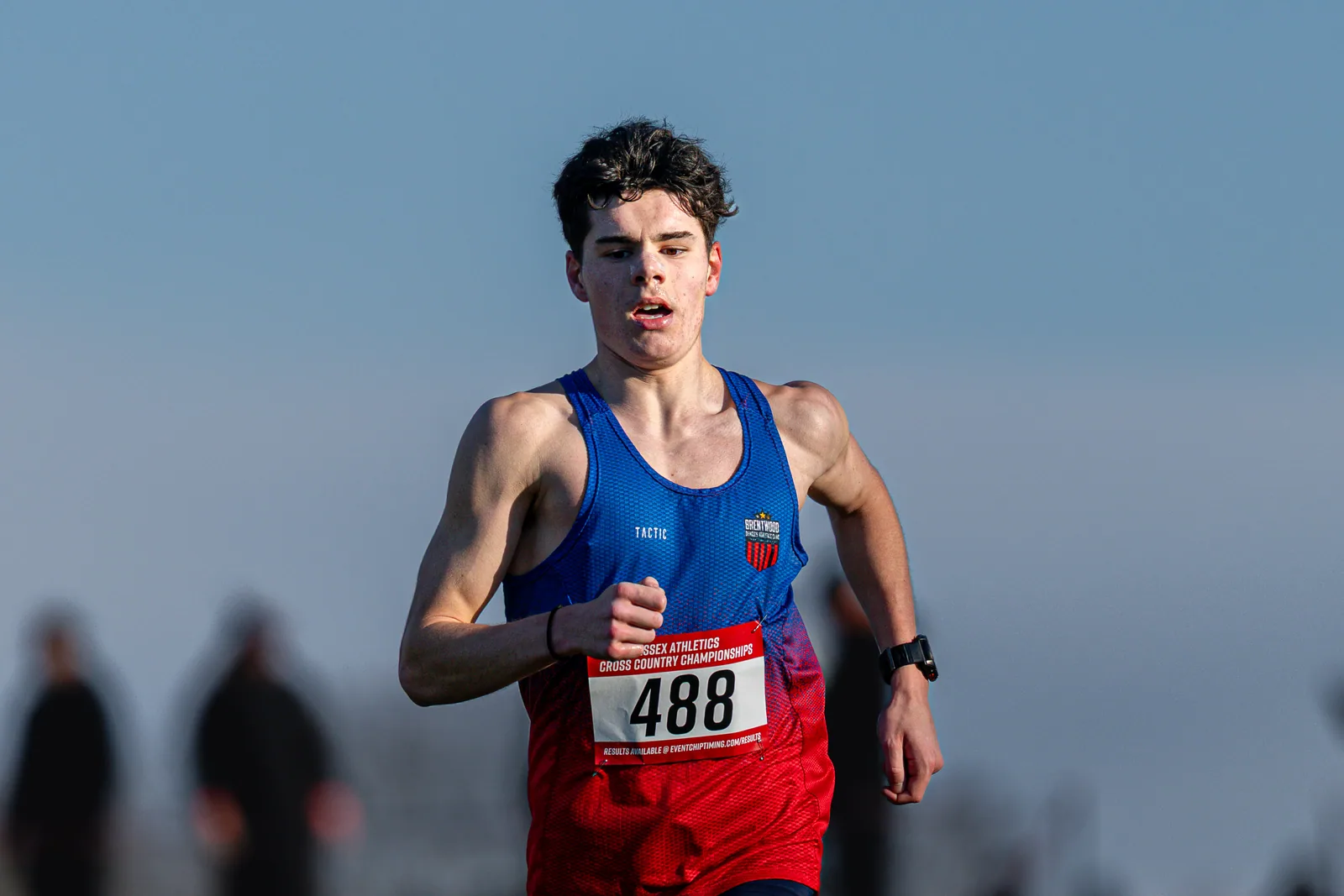 Brentwood Beagles athletes at the Essex County Cross Country Championships, Gloucester Park, Basildon, 3 January 2026
