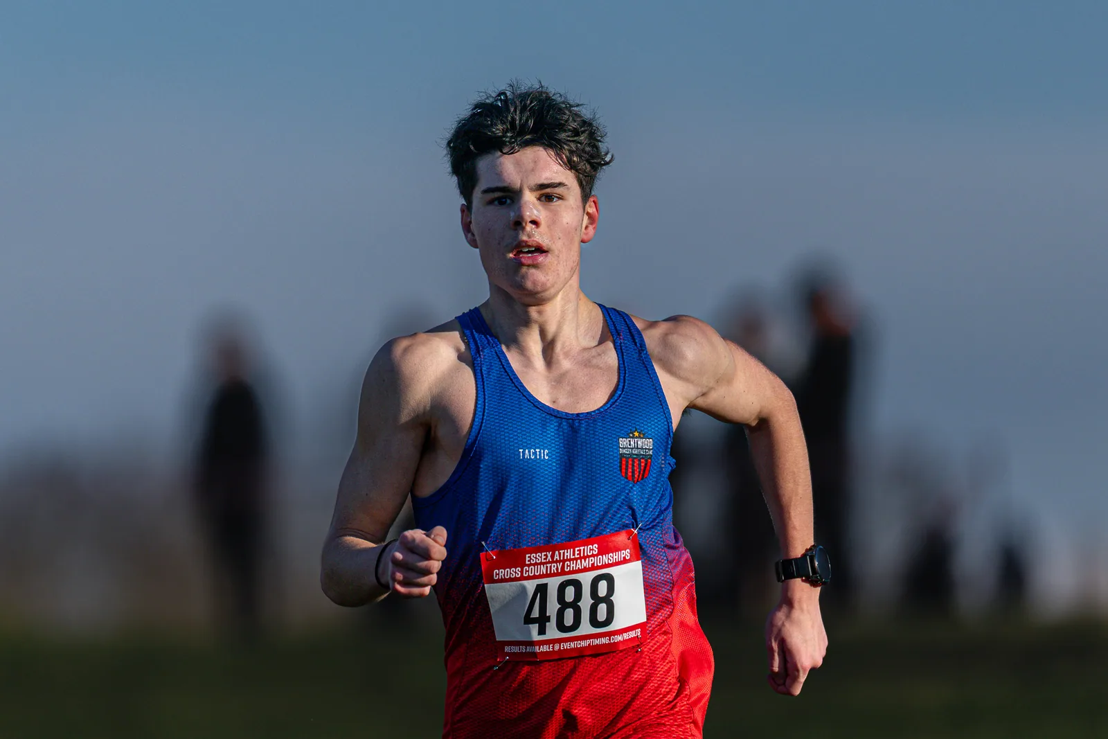 Brentwood Beagles athletes at the Essex County Cross Country Championships, Gloucester Park, Basildon, 3 January 2026