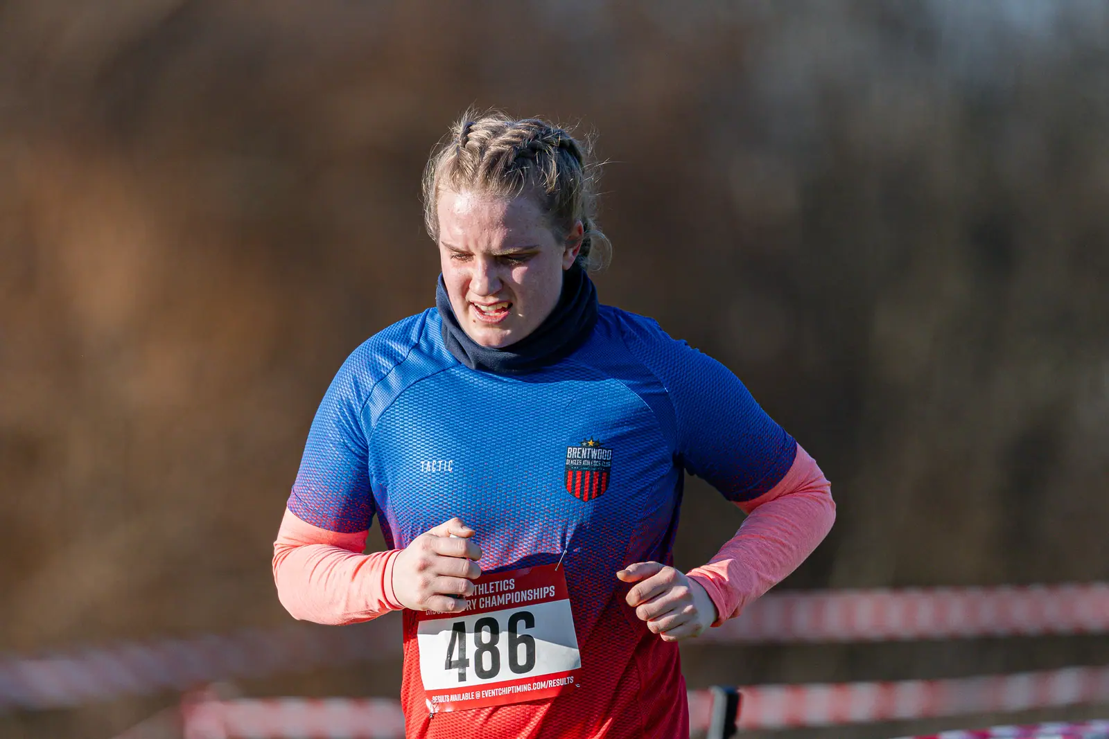 Brentwood Beagles athletes at the Essex County Cross Country Championships, Gloucester Park, Basildon, 3 January 2026