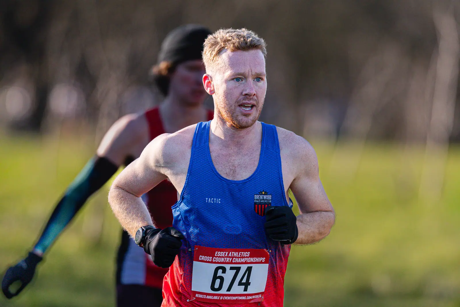 Brentwood Beagles athletes at the Essex County Cross Country Championships, Gloucester Park, Basildon, 3 January 2026