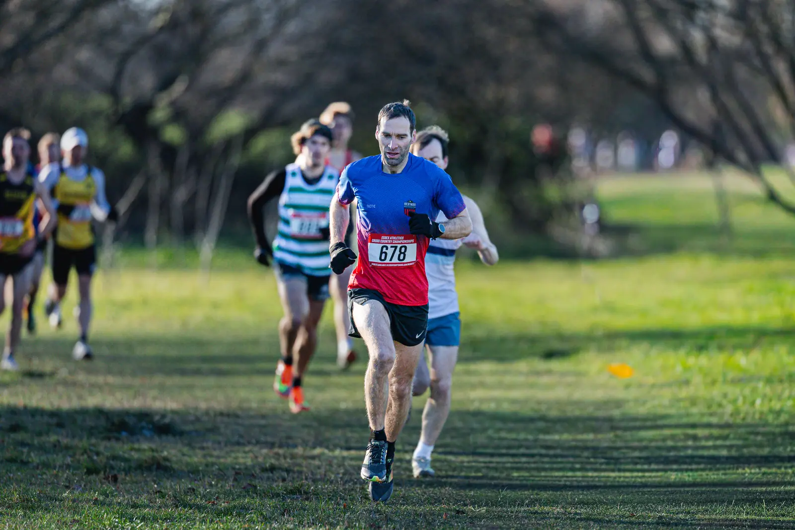 Brentwood Beagles athletes at the Essex County Cross Country Championships, Gloucester Park, Basildon, 3 January 2026