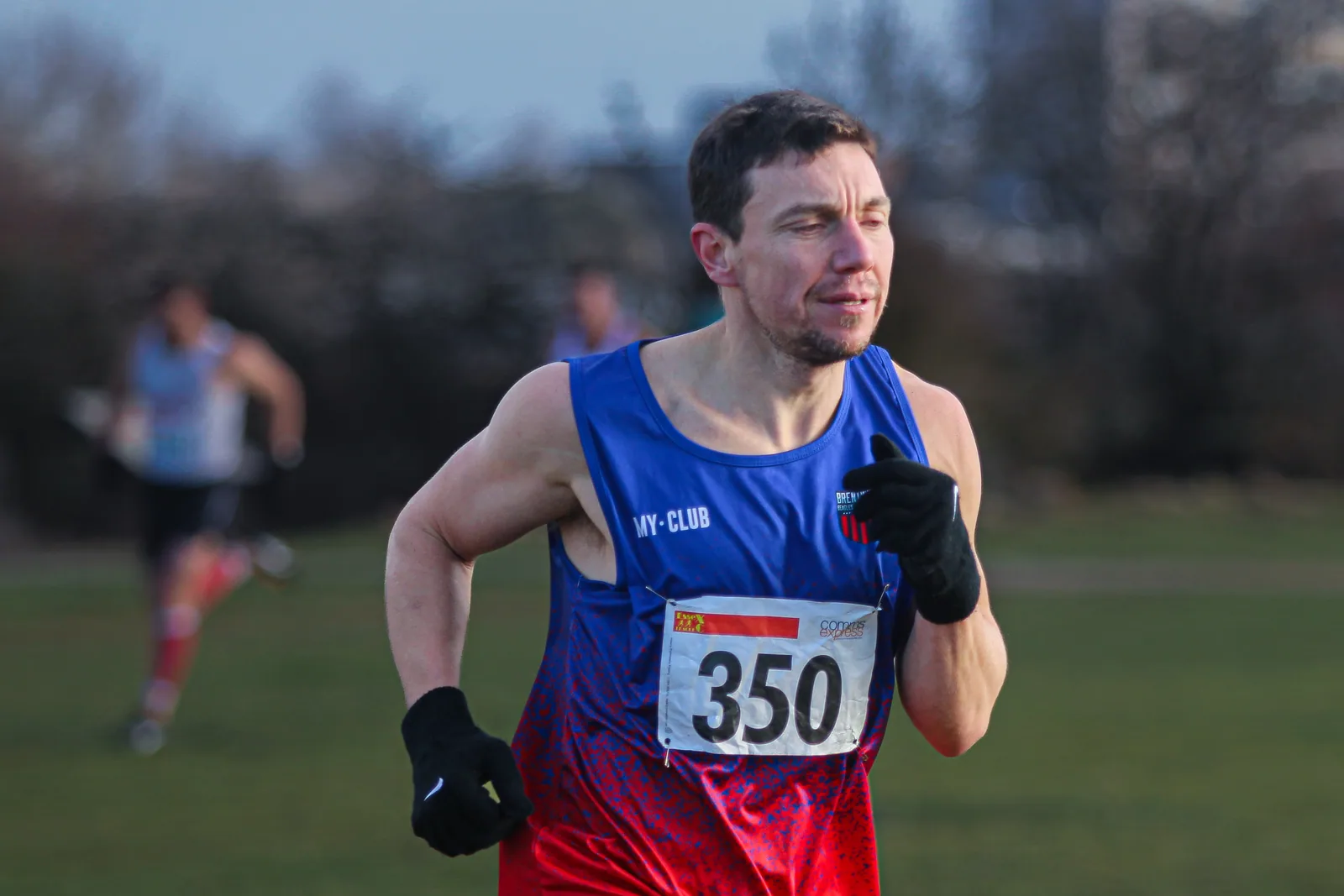 Brentwood Beagles athletes at the Essex League Cross Country, Hilly Fields, Colchester, 10 January 2026