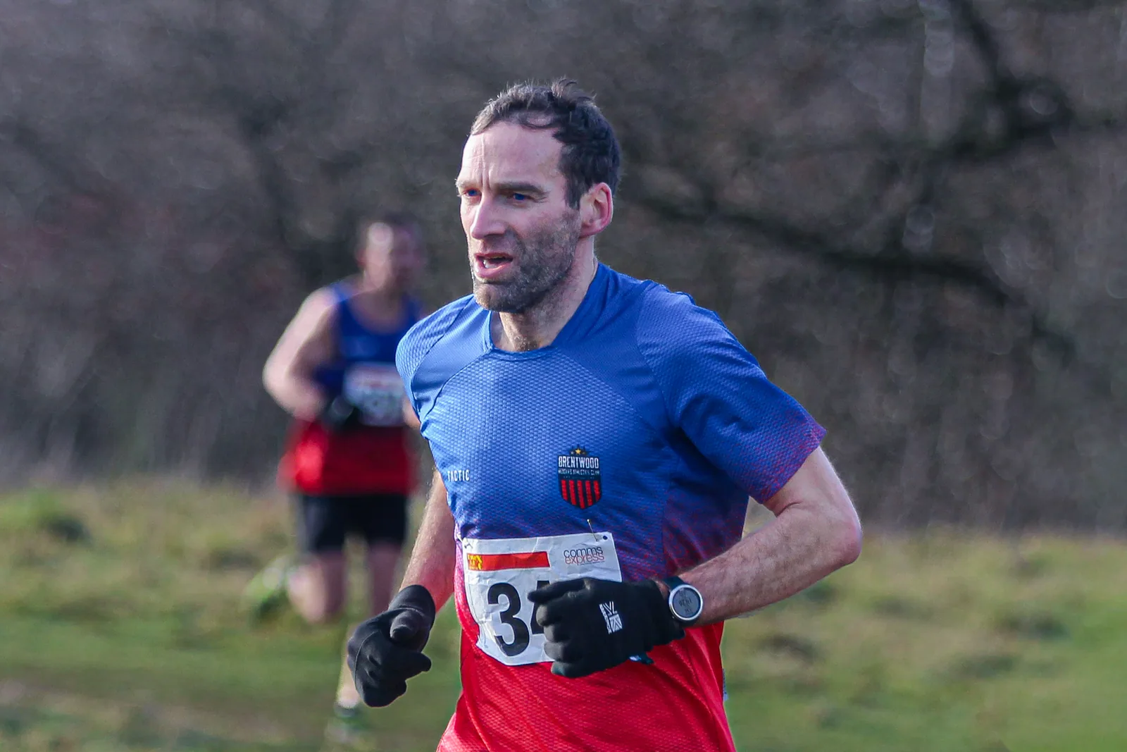 Brentwood Beagles athletes at the Essex League Cross Country, Hilly Fields, Colchester, 10 January 2026