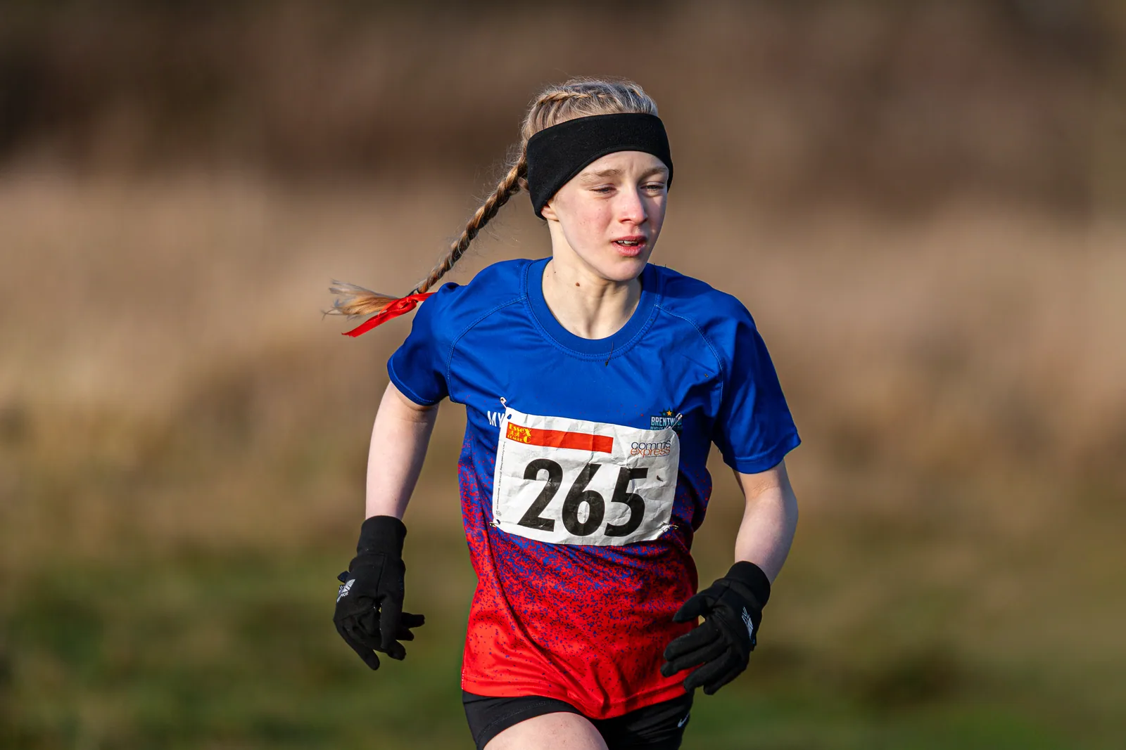 Brentwood Beagles athletes at the Essex League Cross Country, Hilly Fields, Colchester, 10 January 2026