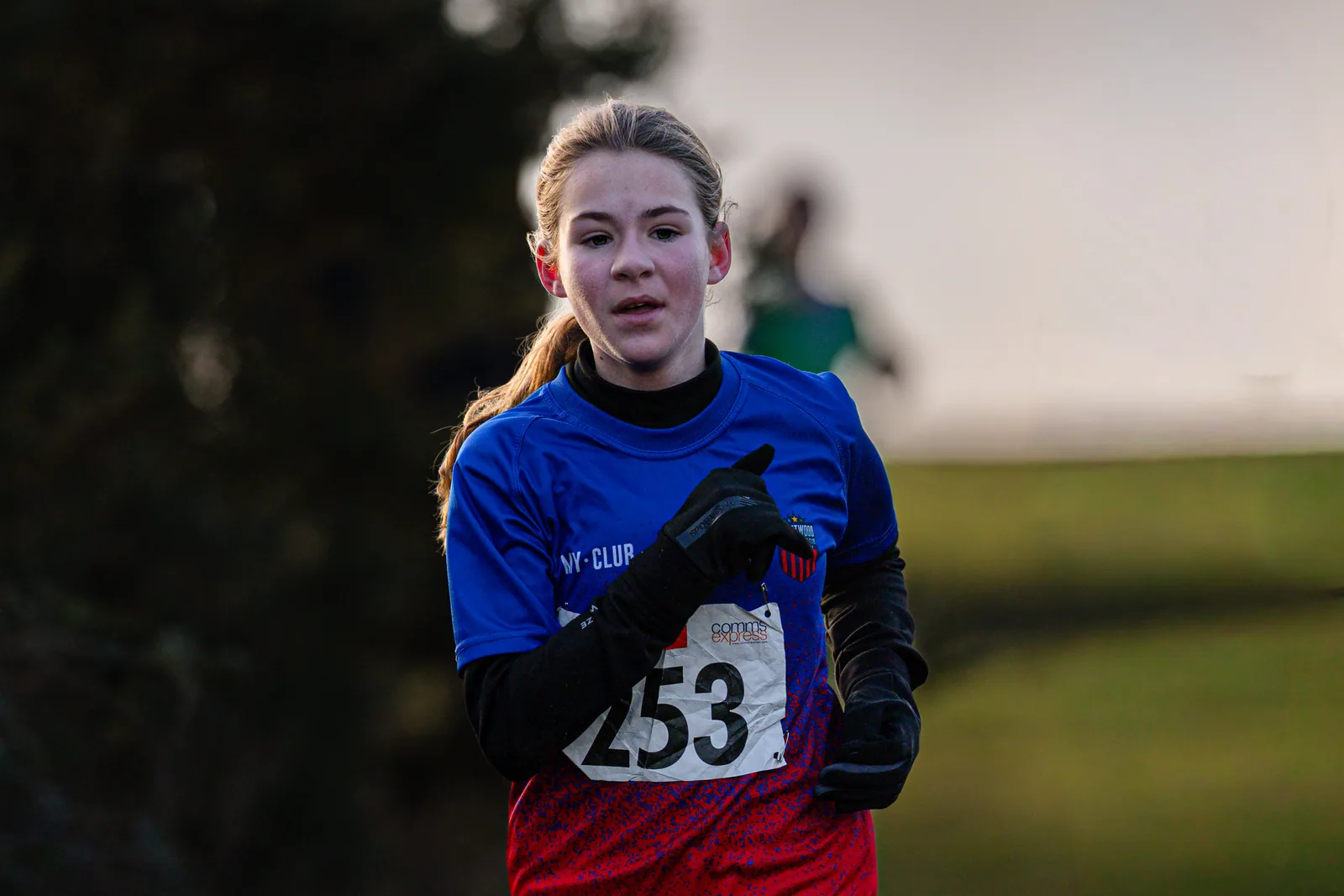 Brentwood Beagles athletes at the Essex League Cross Country, Hilly Fields, Colchester, 10 January 2026