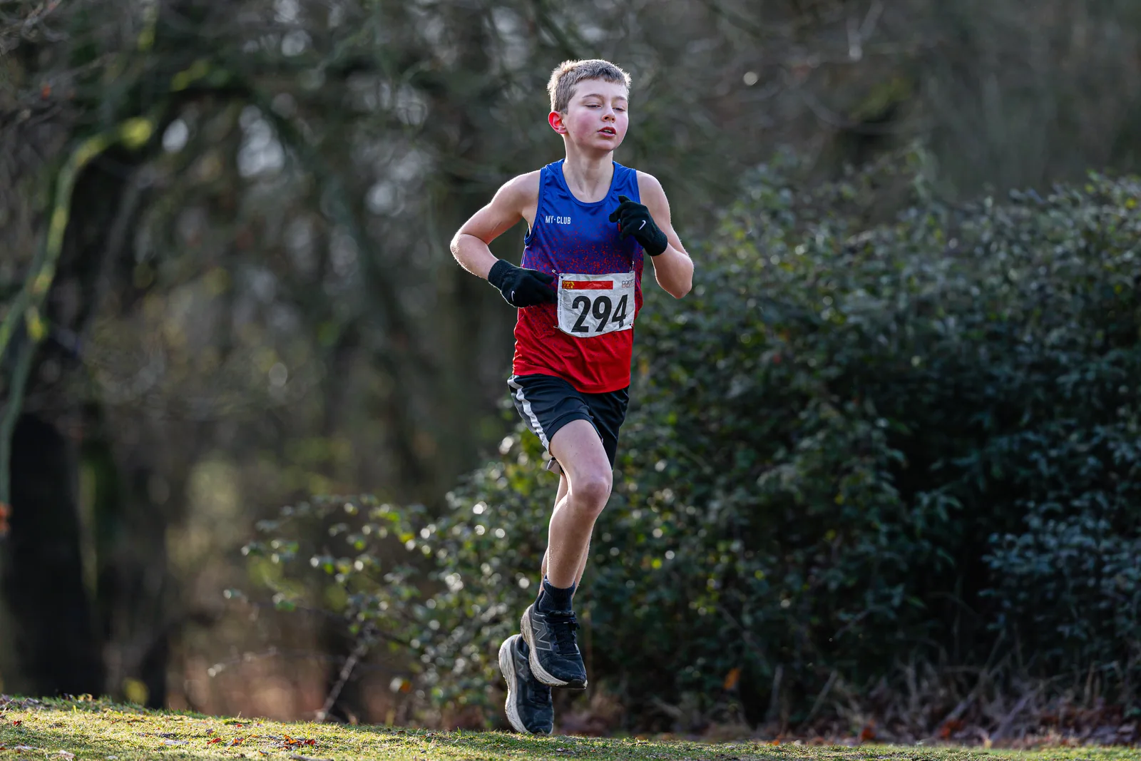Brentwood Beagles athletes at the Essex League Cross Country, Hilly Fields, Colchester, 10 January 2026