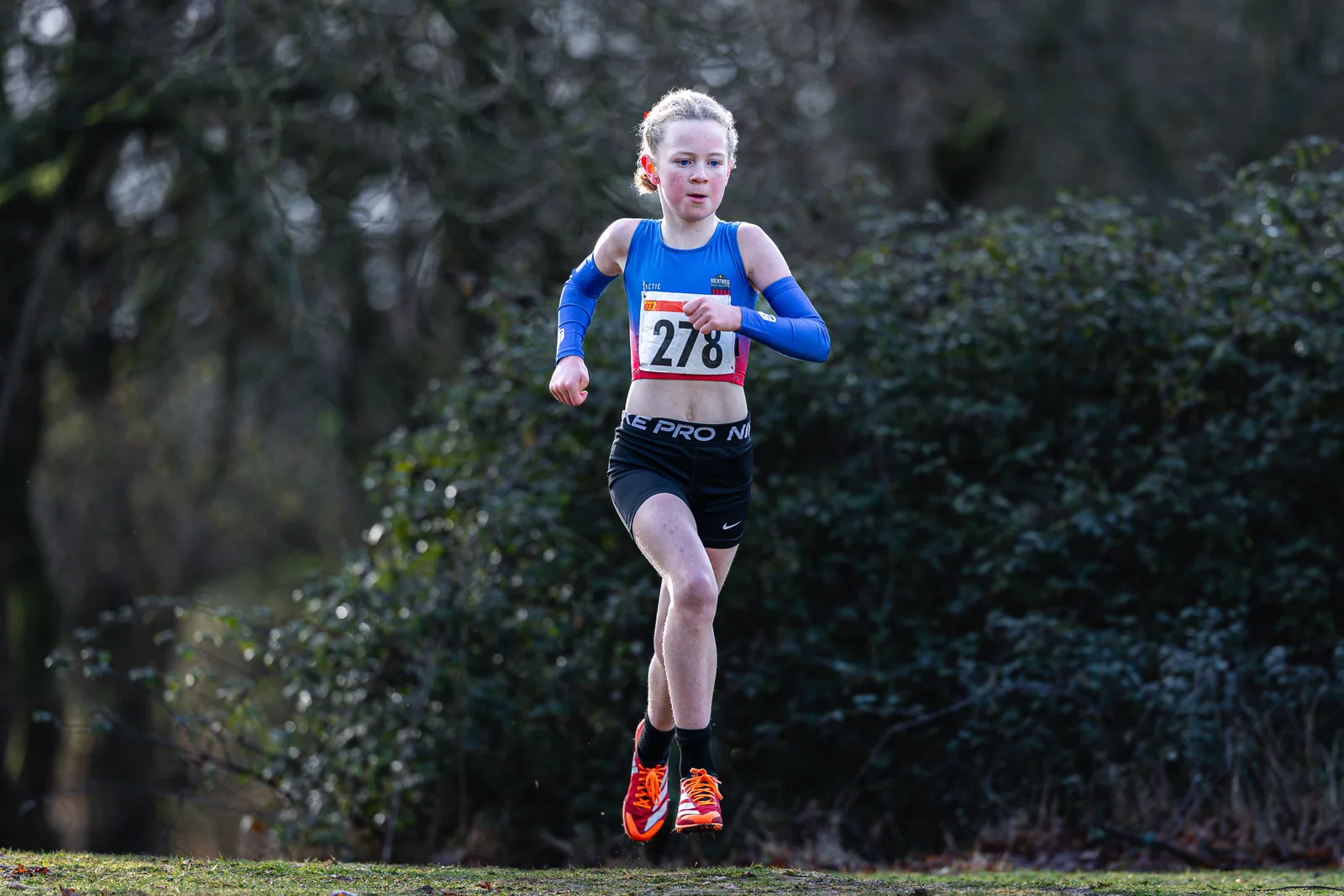 Brentwood Beagles athletes at the Essex League Cross Country, Hilly Fields, Colchester, 10 January 2026