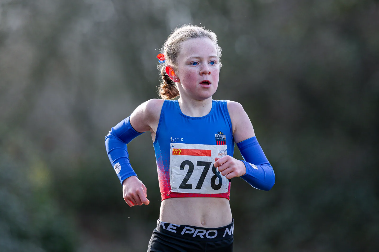 Brentwood Beagles athletes at the Essex League Cross Country, Hilly Fields, Colchester, 10 January 2026