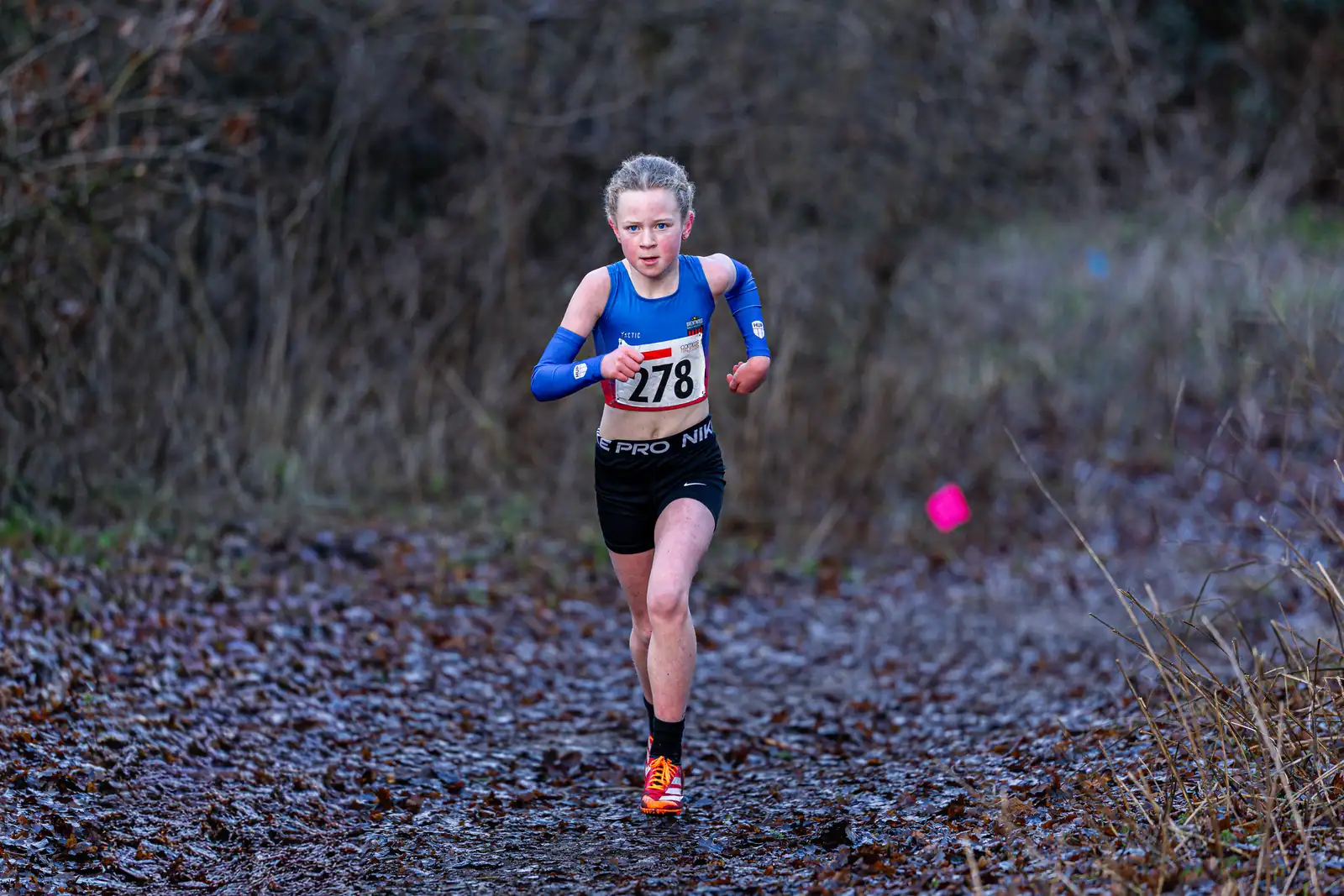Brentwood Beagles athletes at the Essex League Cross Country, Hilly Fields, Colchester, 10 January 2026