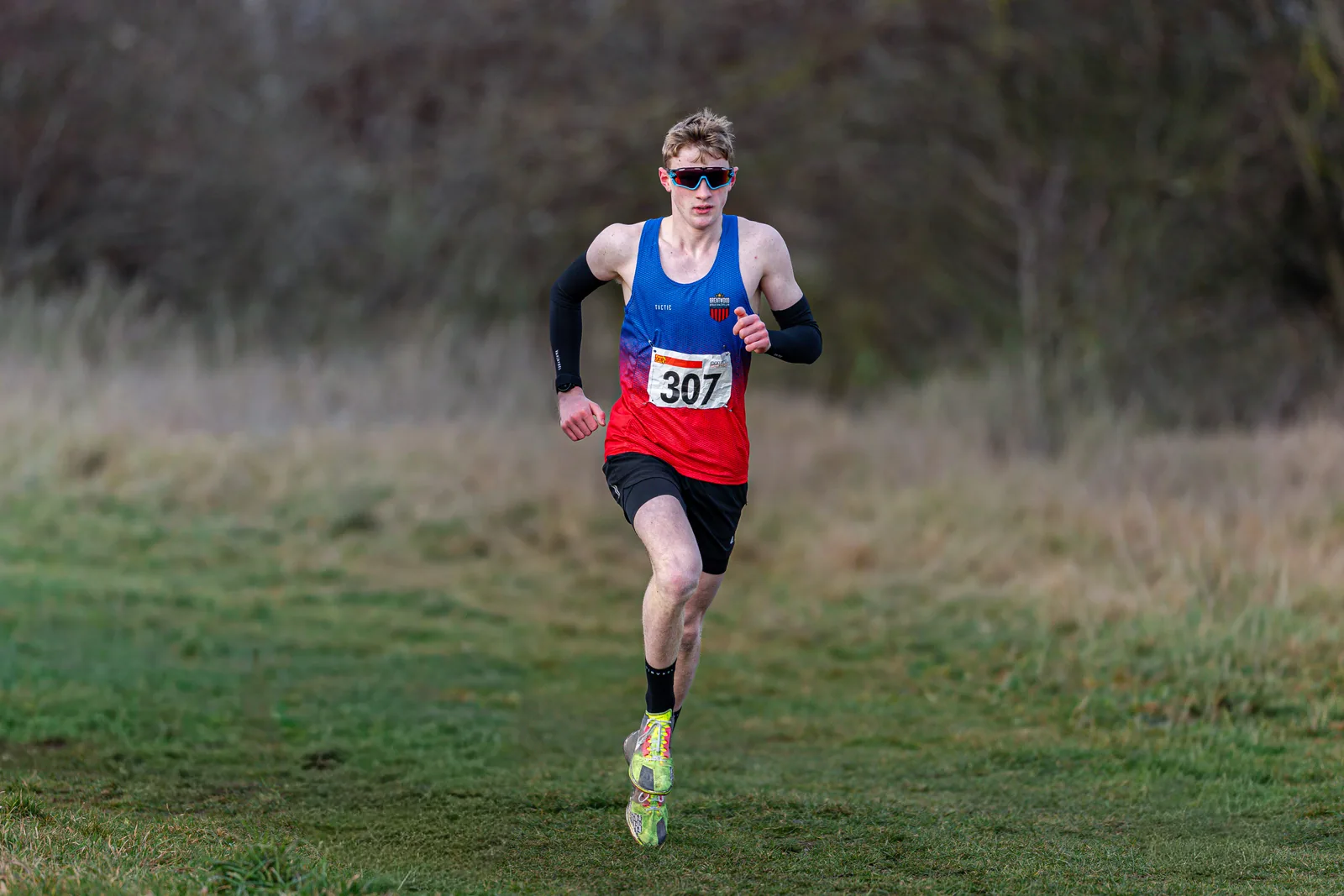 Brentwood Beagles athletes at the Essex League Cross Country, Hilly Fields, Colchester, 10 January 2026
