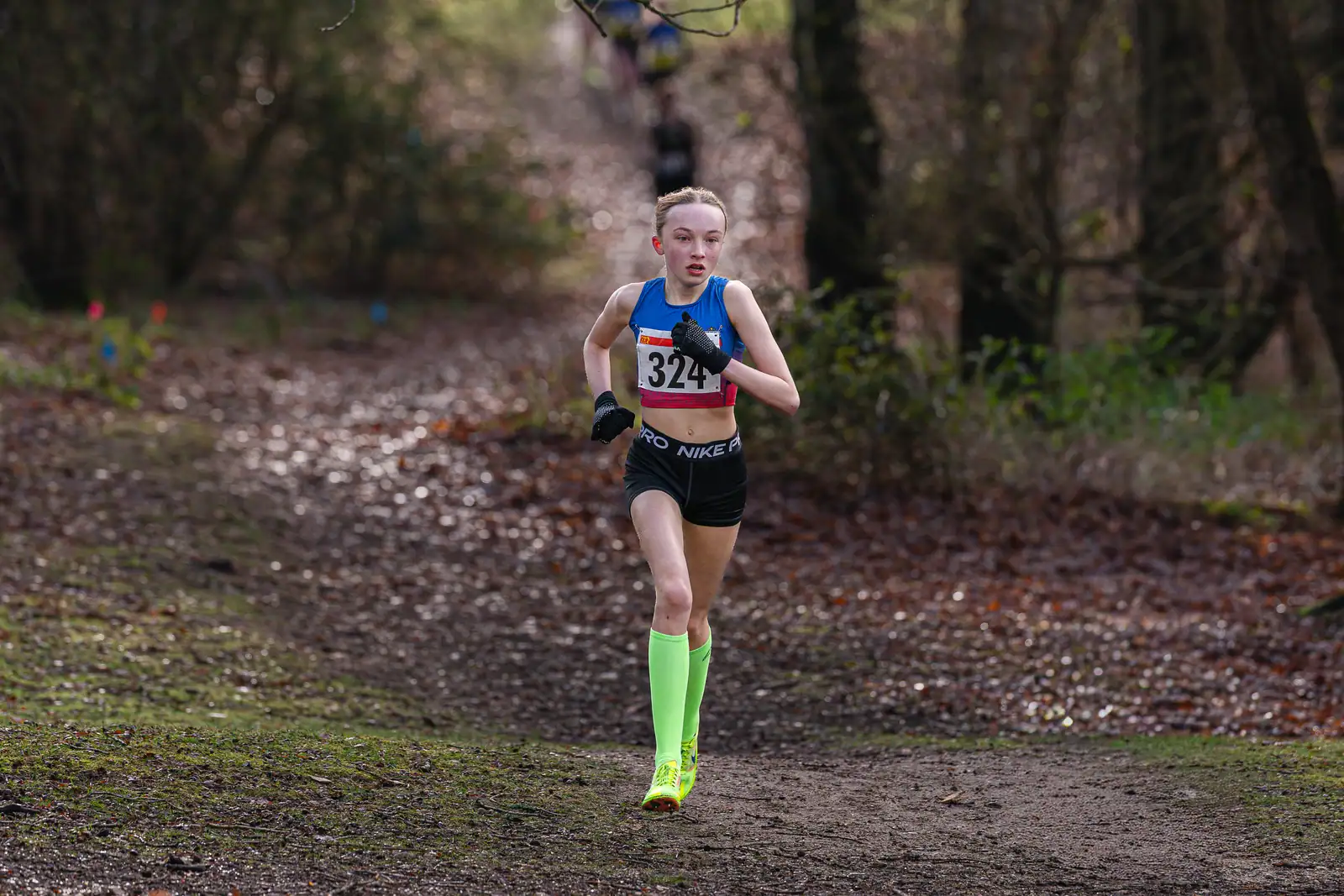 Brentwood Beagles athletes at the Essex League Cross Country, Hilly Fields, Colchester, 10 January 2026