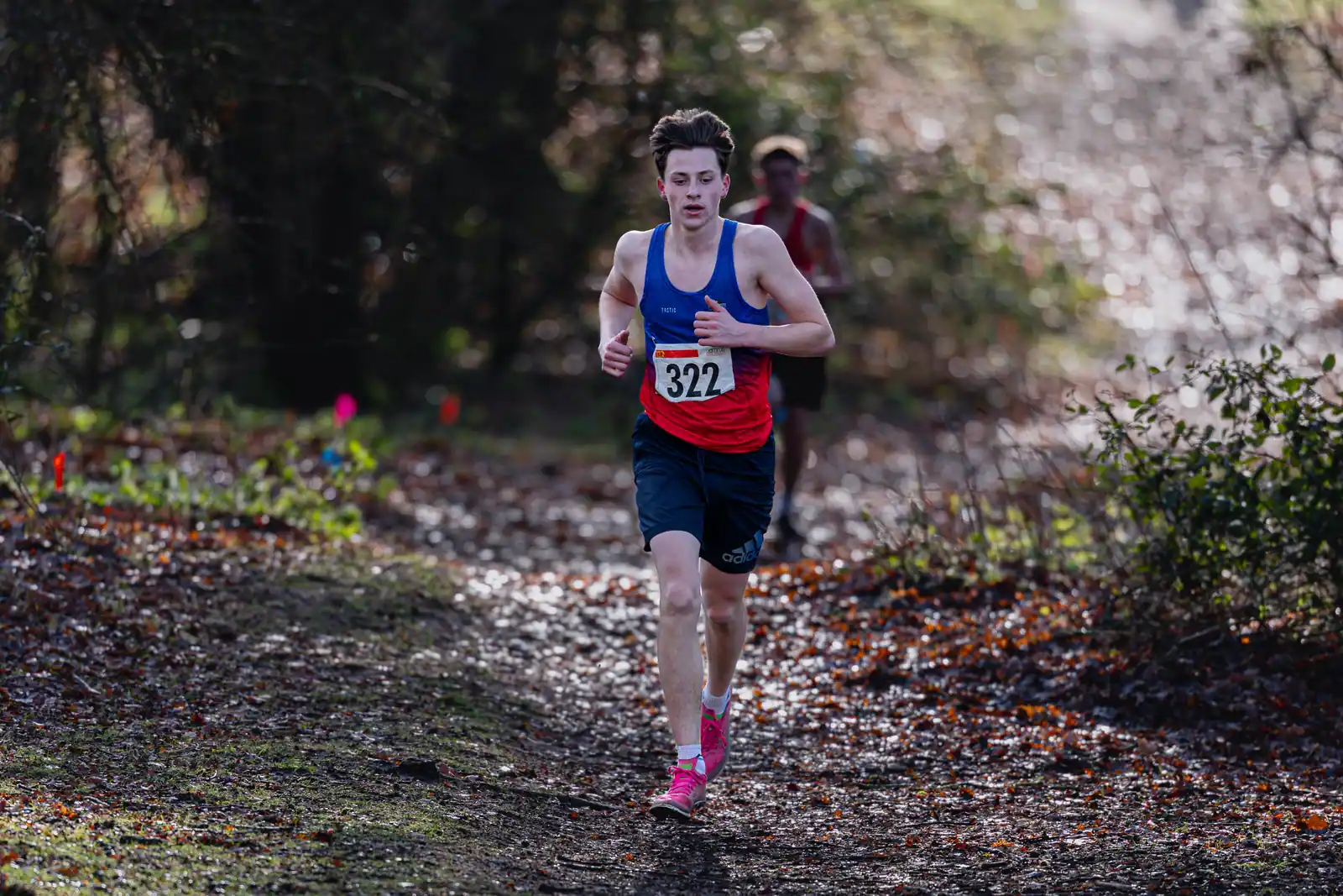 Brentwood Beagles athletes at the Essex League Cross Country, Hilly Fields, Colchester, 10 January 2026