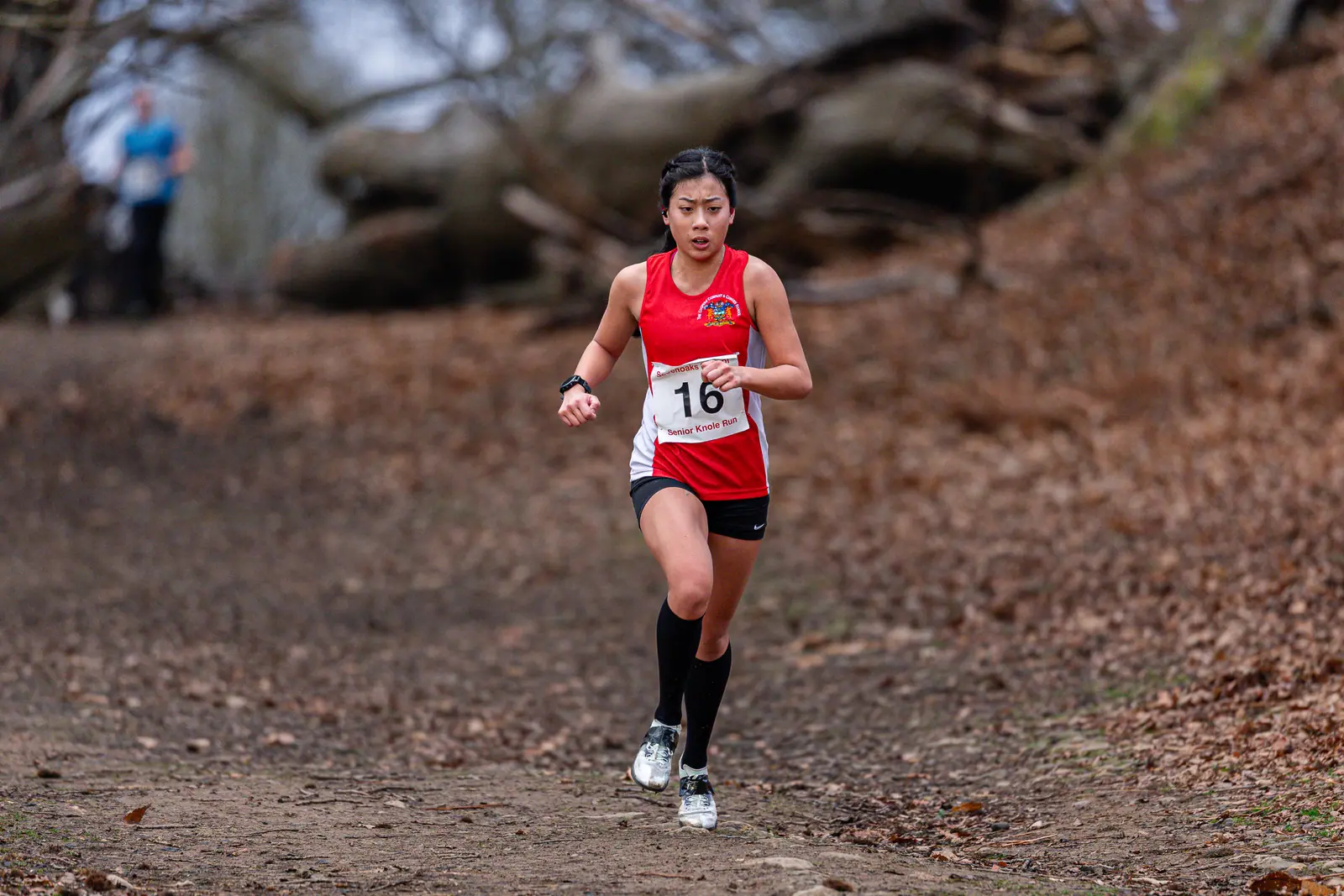 Brentwood Beagles athletes at the Knole Run, Knole Park, Sevenoaks, 10 January 2026