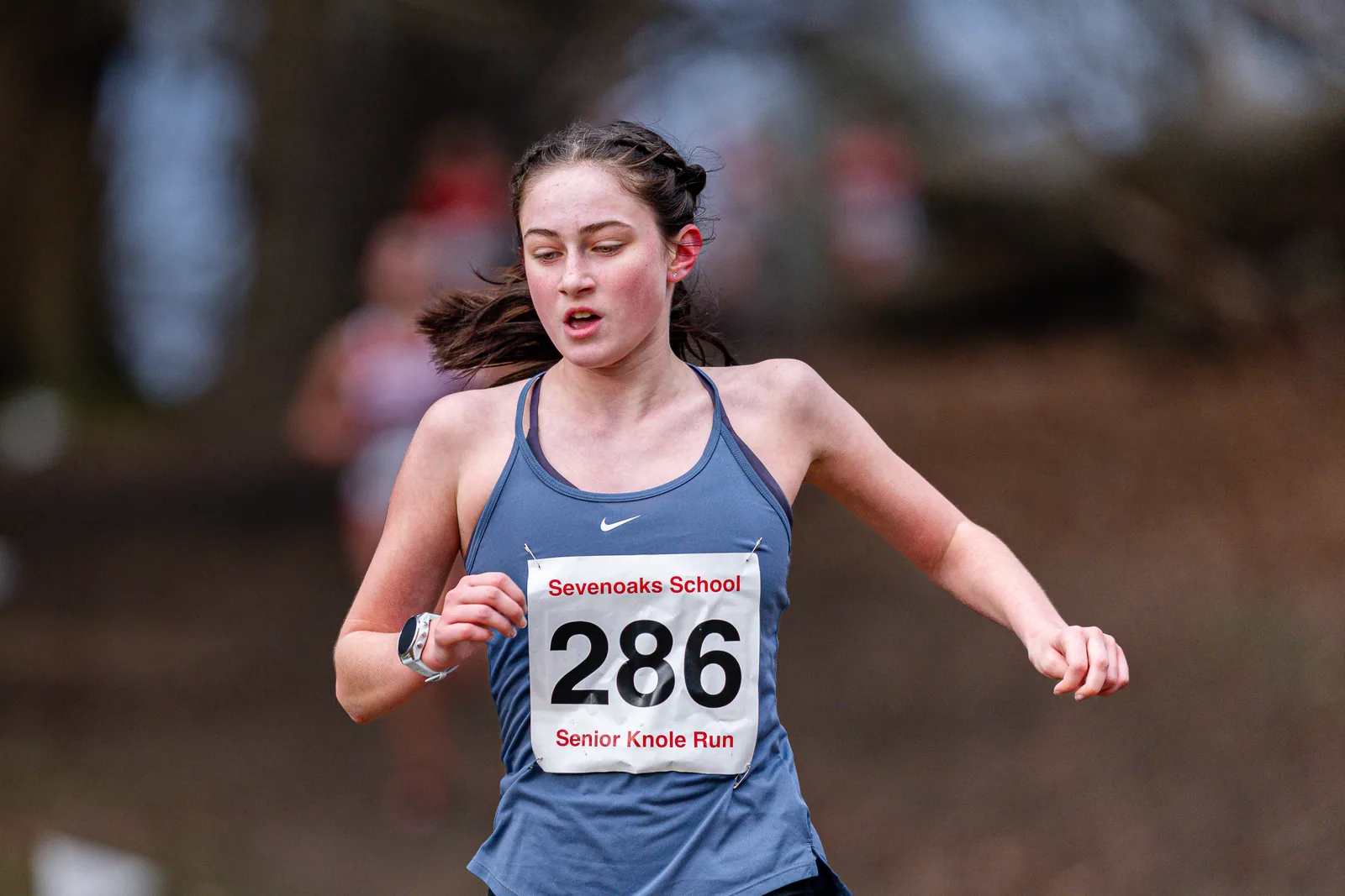 Brentwood Beagles athletes at the Knole Run, Knole Park, Sevenoaks, 10 January 2026