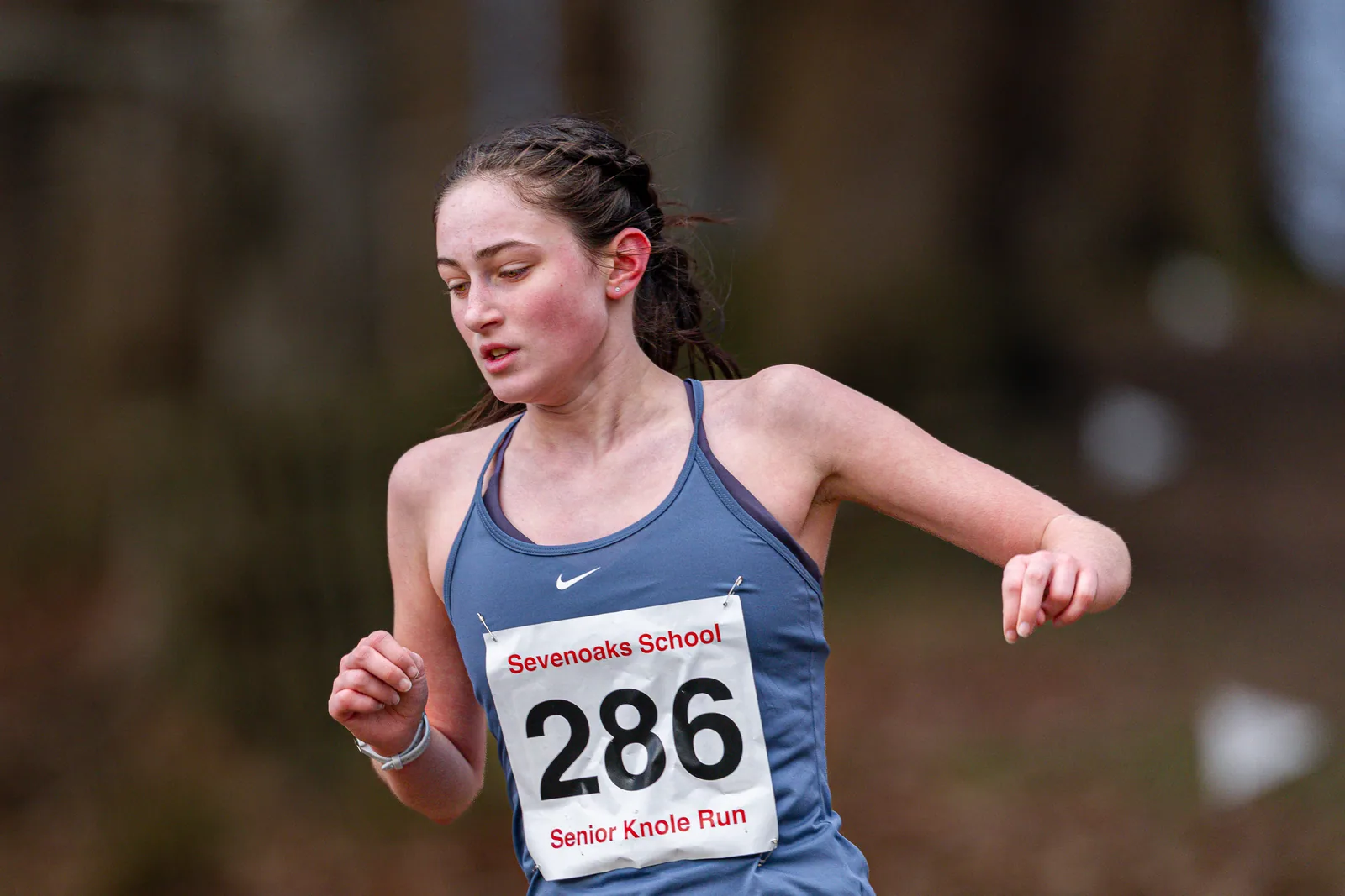 Brentwood Beagles athletes at the Knole Run, Knole Park, Sevenoaks, 10 January 2026