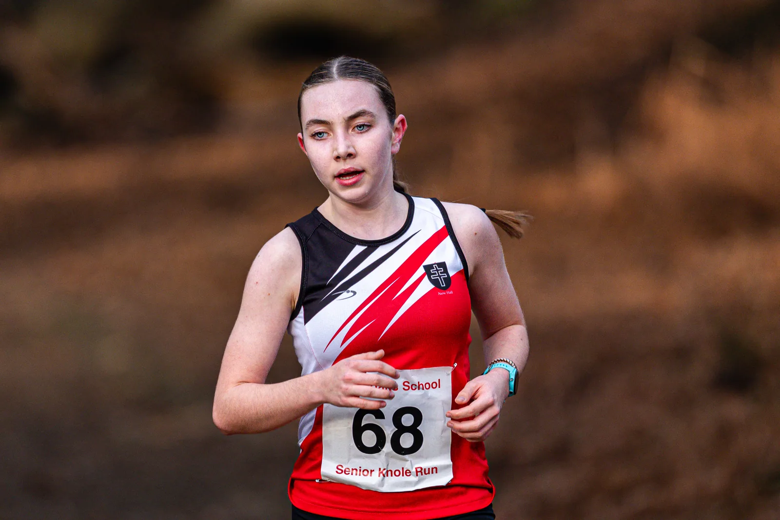 Brentwood Beagles athletes at the Knole Run, Knole Park, Sevenoaks, 10 January 2026
