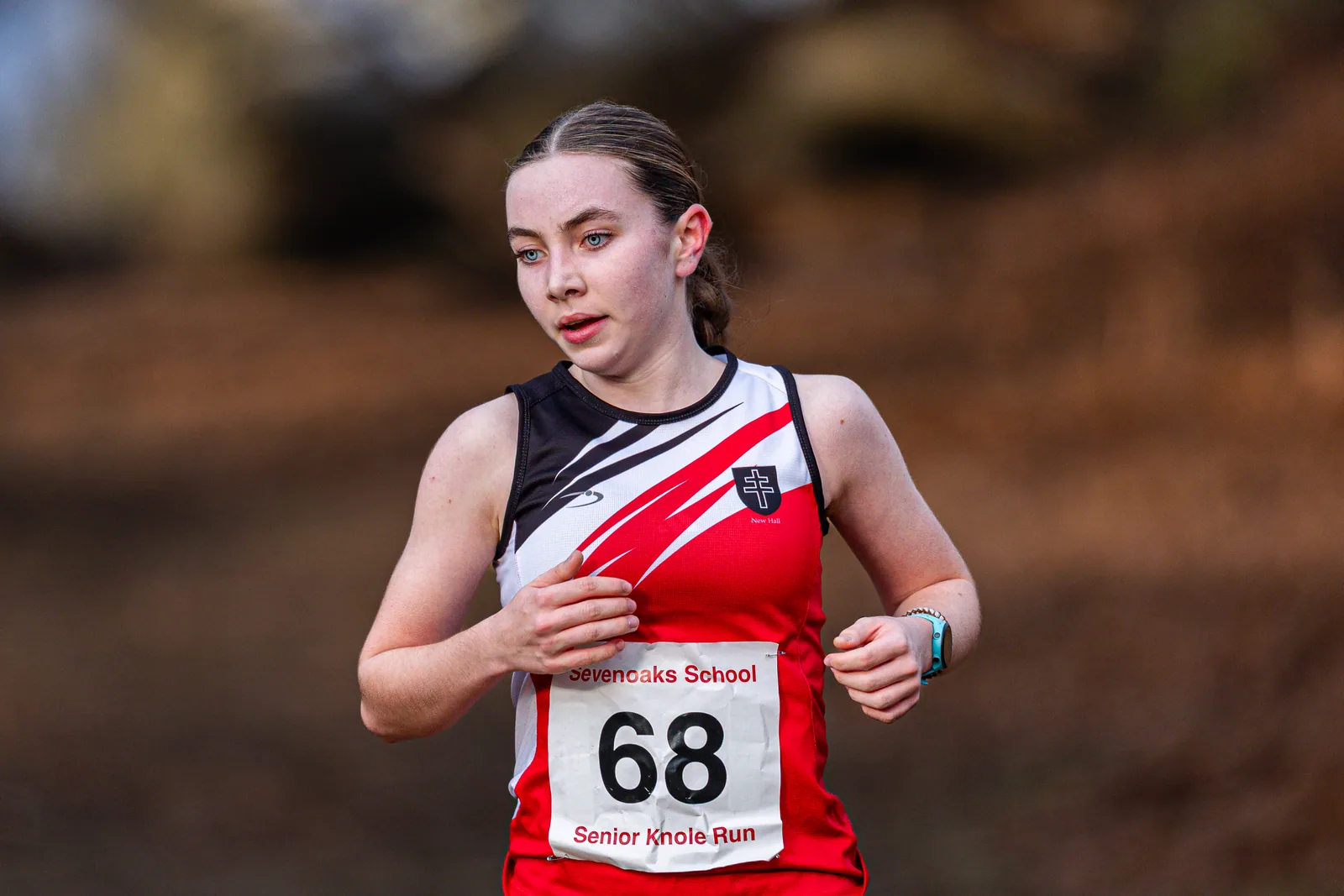 Brentwood Beagles athletes at the Knole Run, Knole Park, Sevenoaks, 10 January 2026