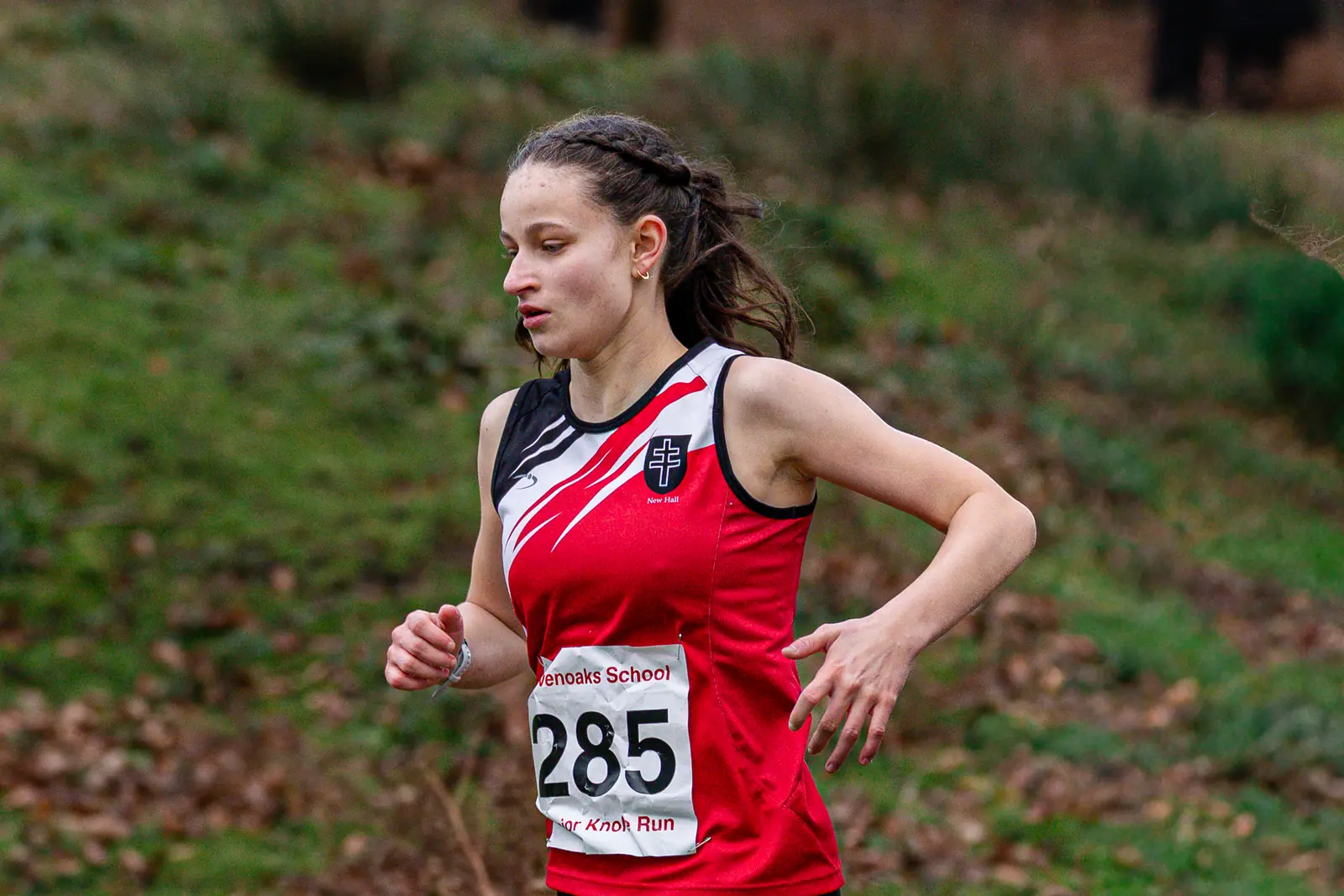 Brentwood Beagles athletes at the Knole Run, Knole Park, Sevenoaks, 10 January 2026