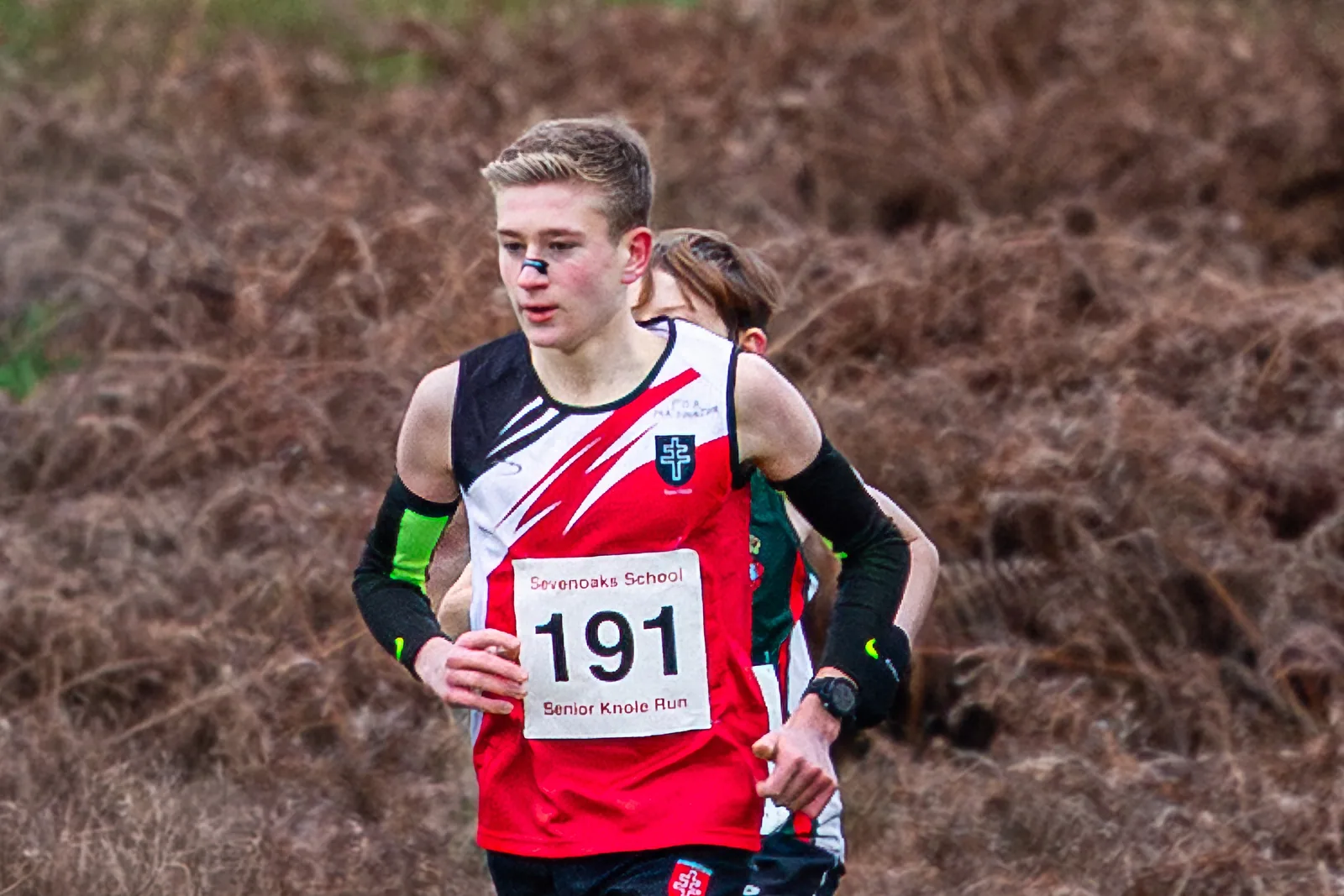 Brentwood Beagles athletes at the Knole Run, Knole Park, Sevenoaks, 10 January 2026