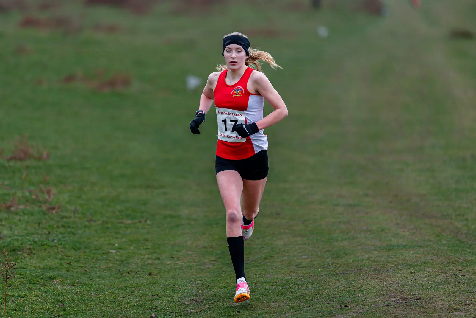 Brentwood Beagles athletes at the Knole Run, Knole Park, Sevenoaks, 10 January 2026