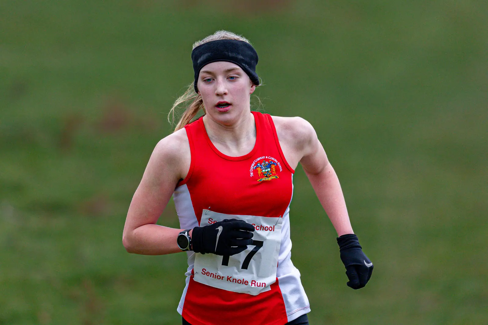Brentwood Beagles athletes at the Knole Run, Knole Park, Sevenoaks, 10 January 2026